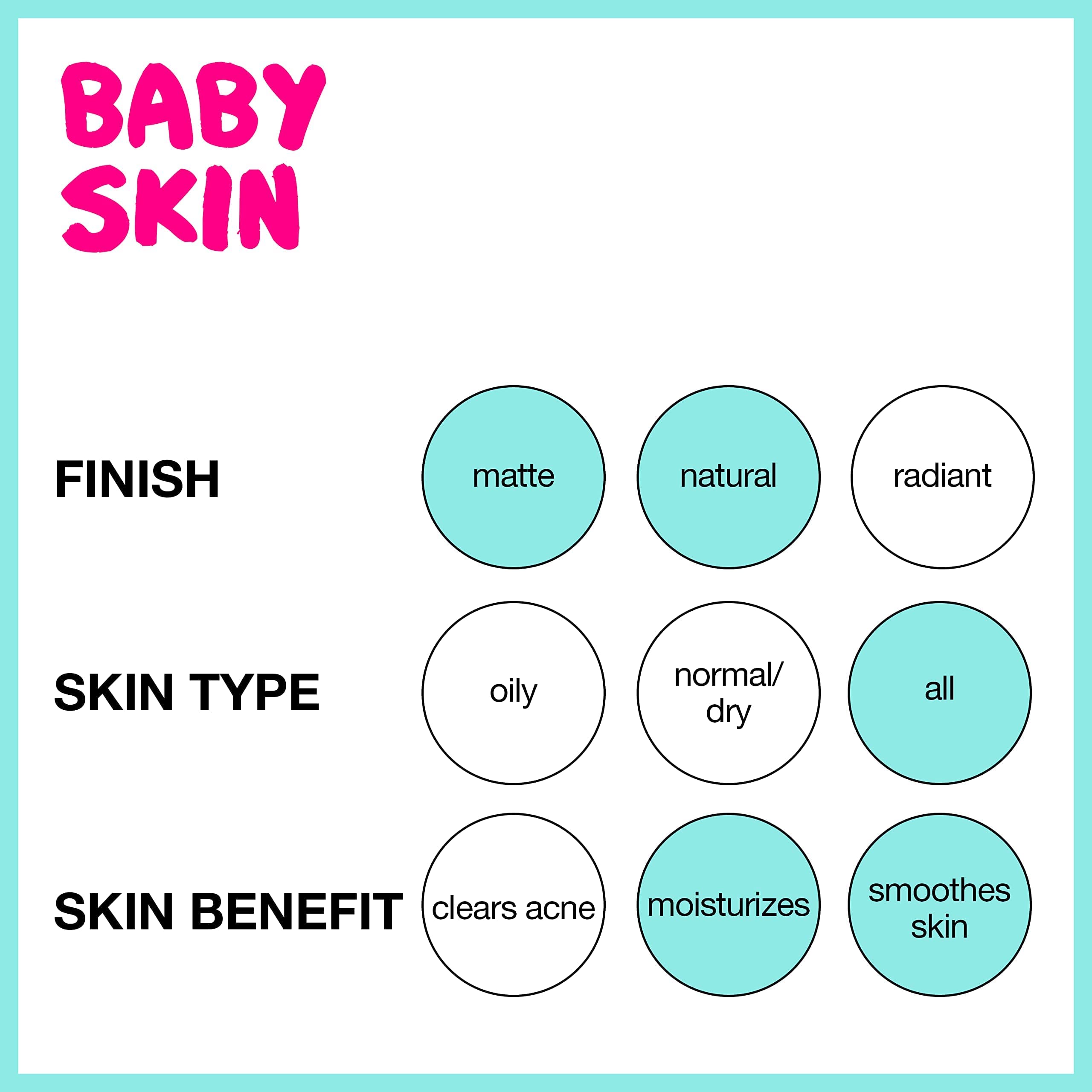 Maybelline Baby Skin Instant Pore Eraser Primer Makeup, Clear, 2 Count