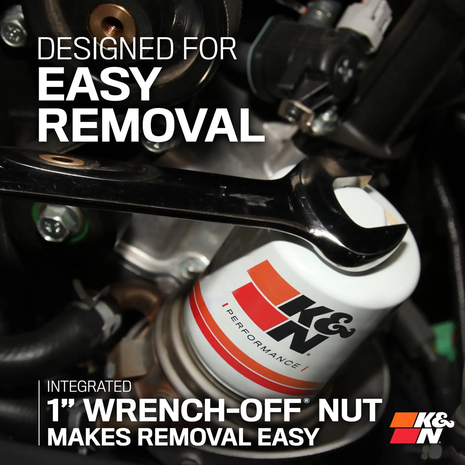 K&N Premium Oil Filter: 20,000 Mile Engine Protection with Wrench Off Nut: Compatible with Select 1990-2023 INFINITI/MAZDA/NISSAN/SUBARU Vehicle Models (See Description for Select Models), HP-1008