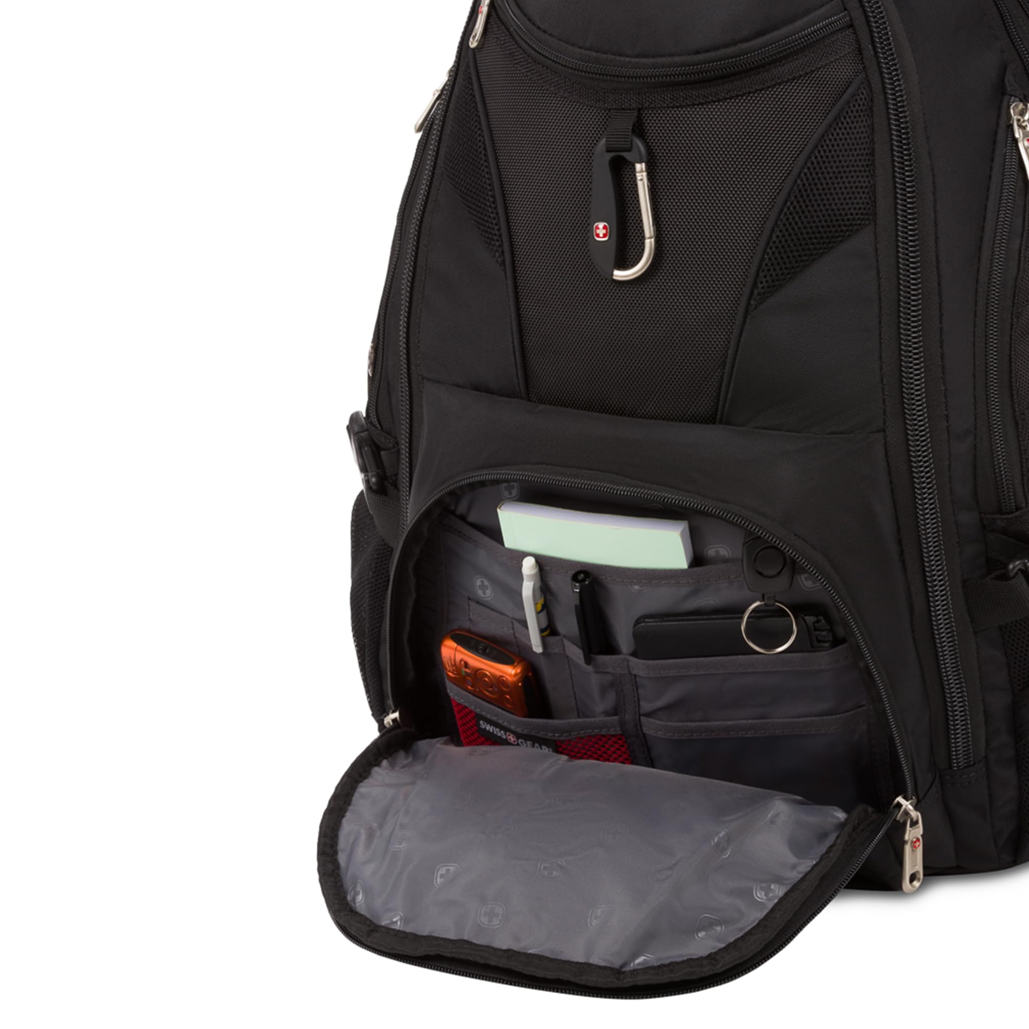 SwissGear 1900 Scansmart TSA 17 Laptop Backpack, Black, 19-Inch