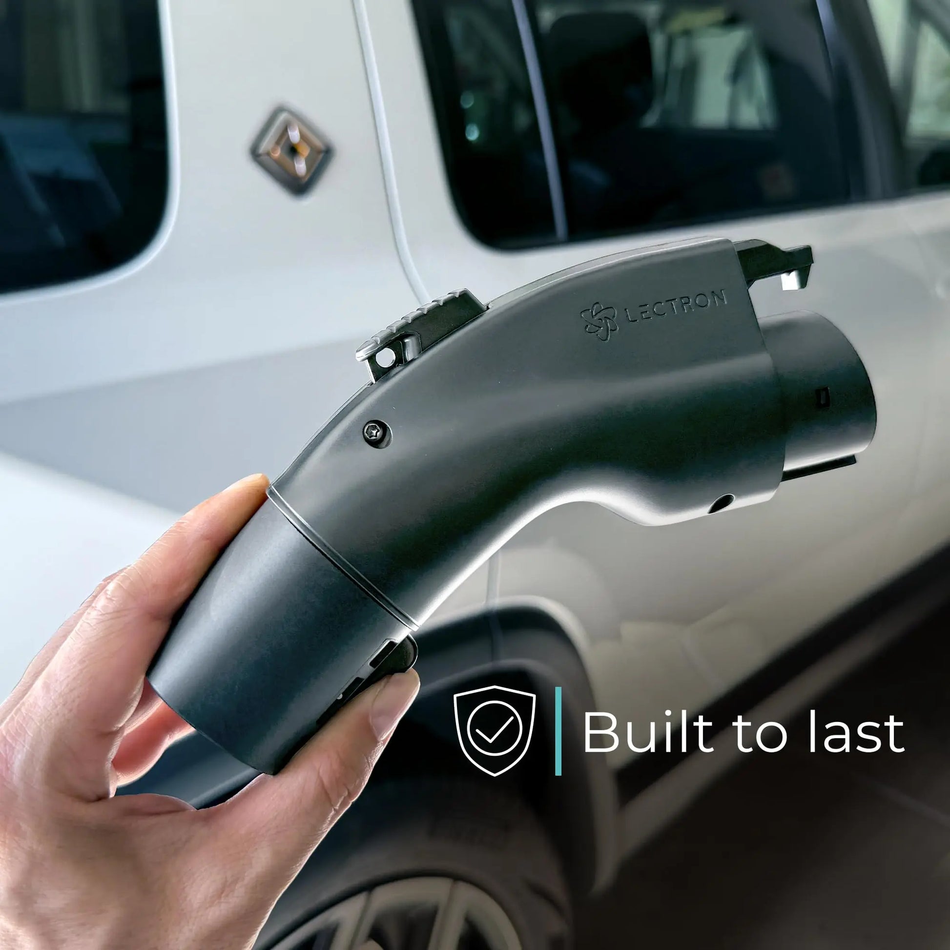 Lectron Tesla to J1772 EV Charging Adapter – NACS Converter, 48 Amp & 250V, Compatible with Tesla High Powered Connectors, Destination Chargers & Mobile Connectors for J1772 Electric Vehicles (Black)