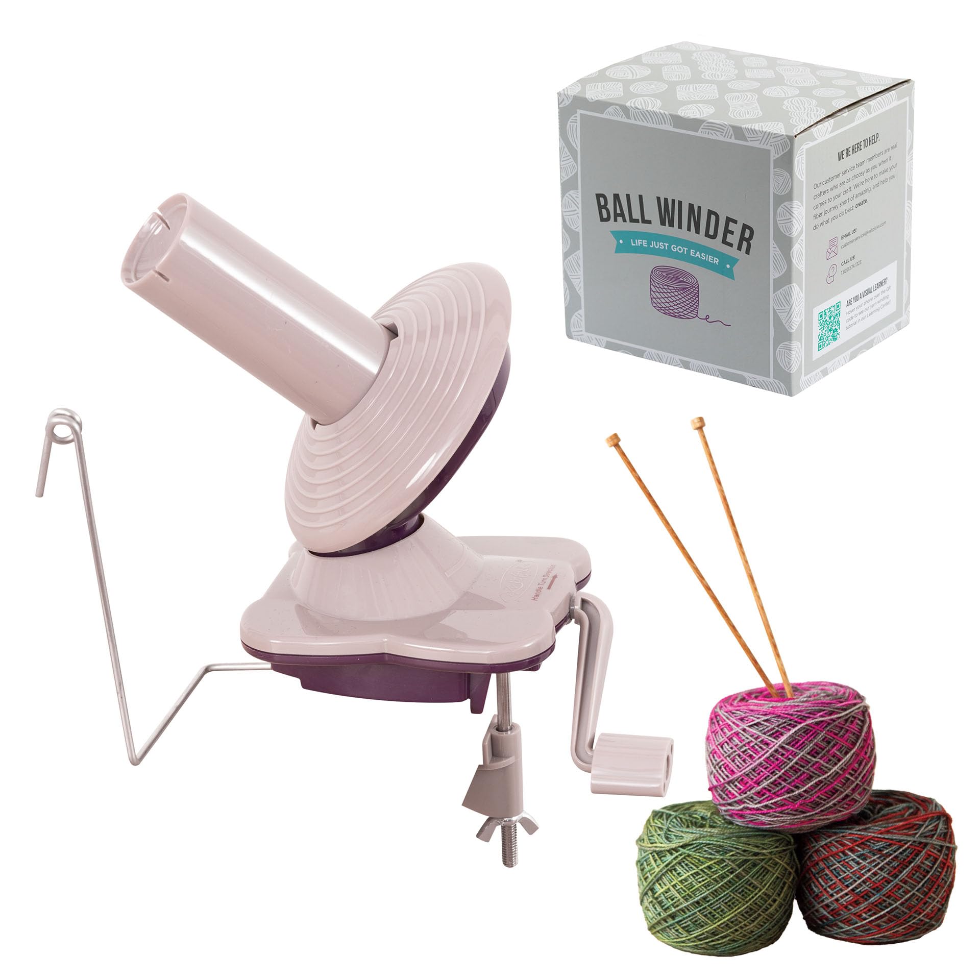 Knit Picks Yarn Ball Winder for Knitting and Crocheting