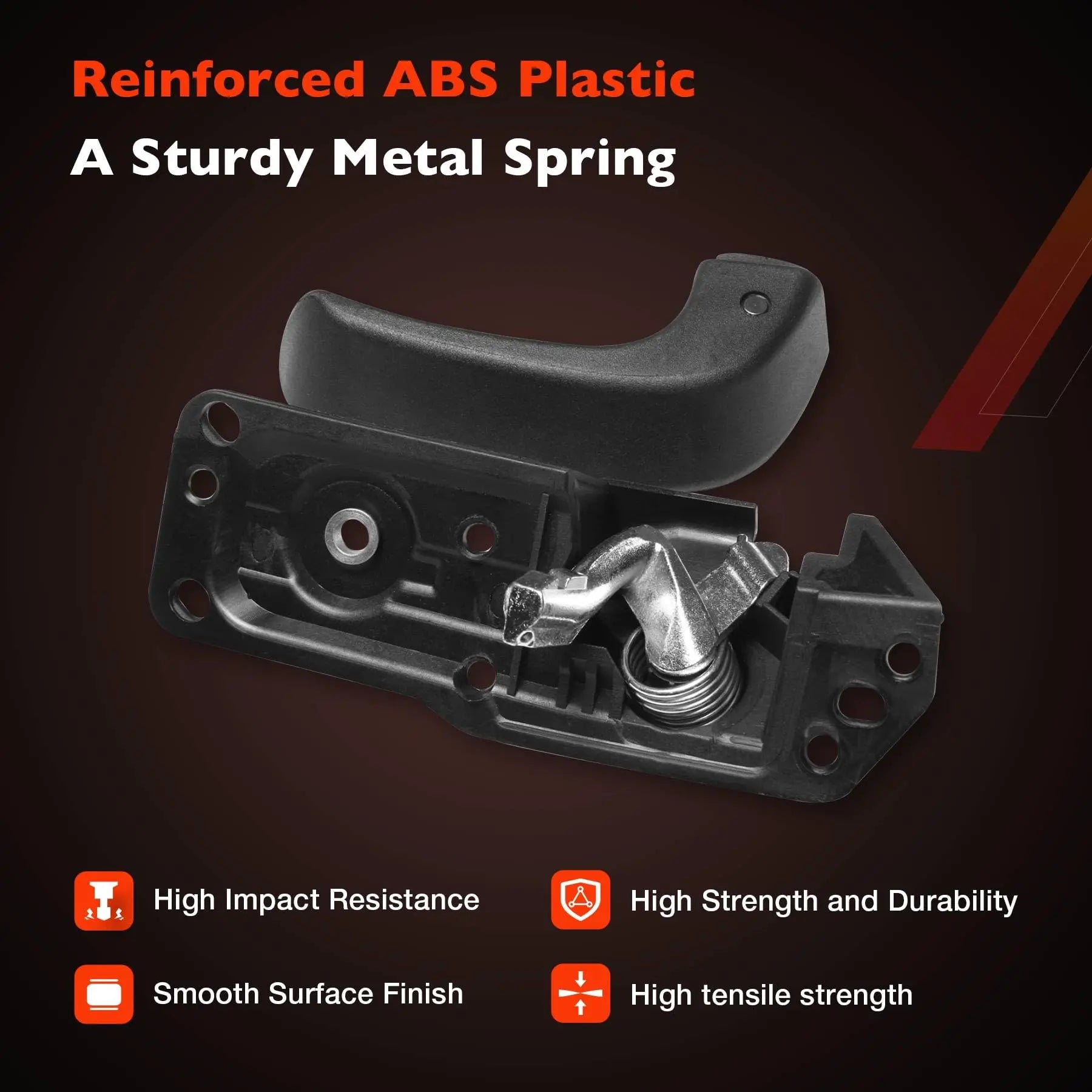 Interior Door Handle Front Left Drivers Side Compatible with 2007-2014 Chevy Silverado 1500/2500/3500 Tahoe Suburban Avalanche GMC Sierra Yukon Cadillac Escalade ESV/EXT,Replaces OEM# 20833606, 80374