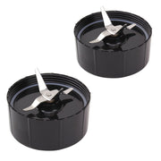 QT 2X Cross Blades compatible with Magic Bullet 250W MB1001 Series With Gaskets Replacement Blender Part