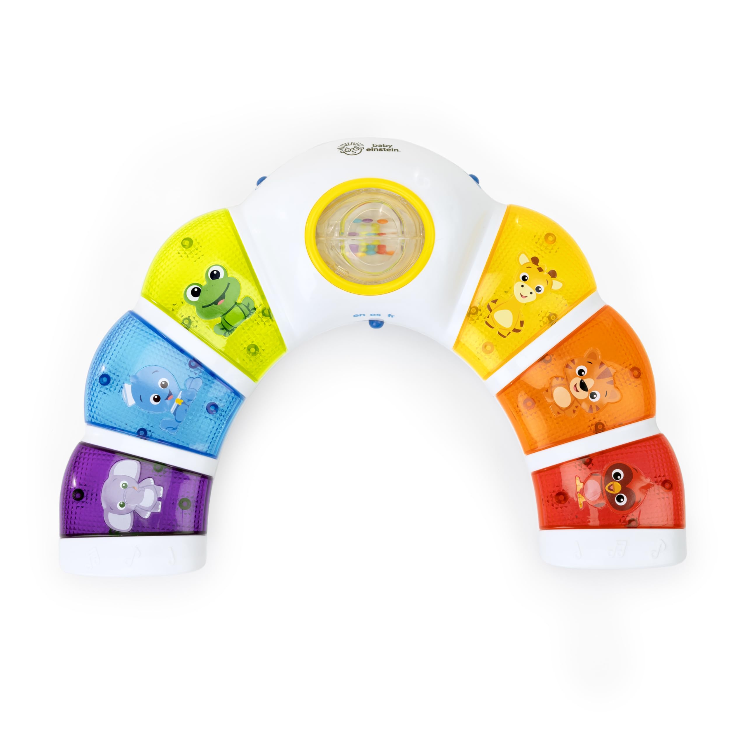 Baby Einstein Glow & Discover Light Bar Musical Activity Station and Tummy Time Toy, Montessori Cause and Effect Early Learning for 3-36 months