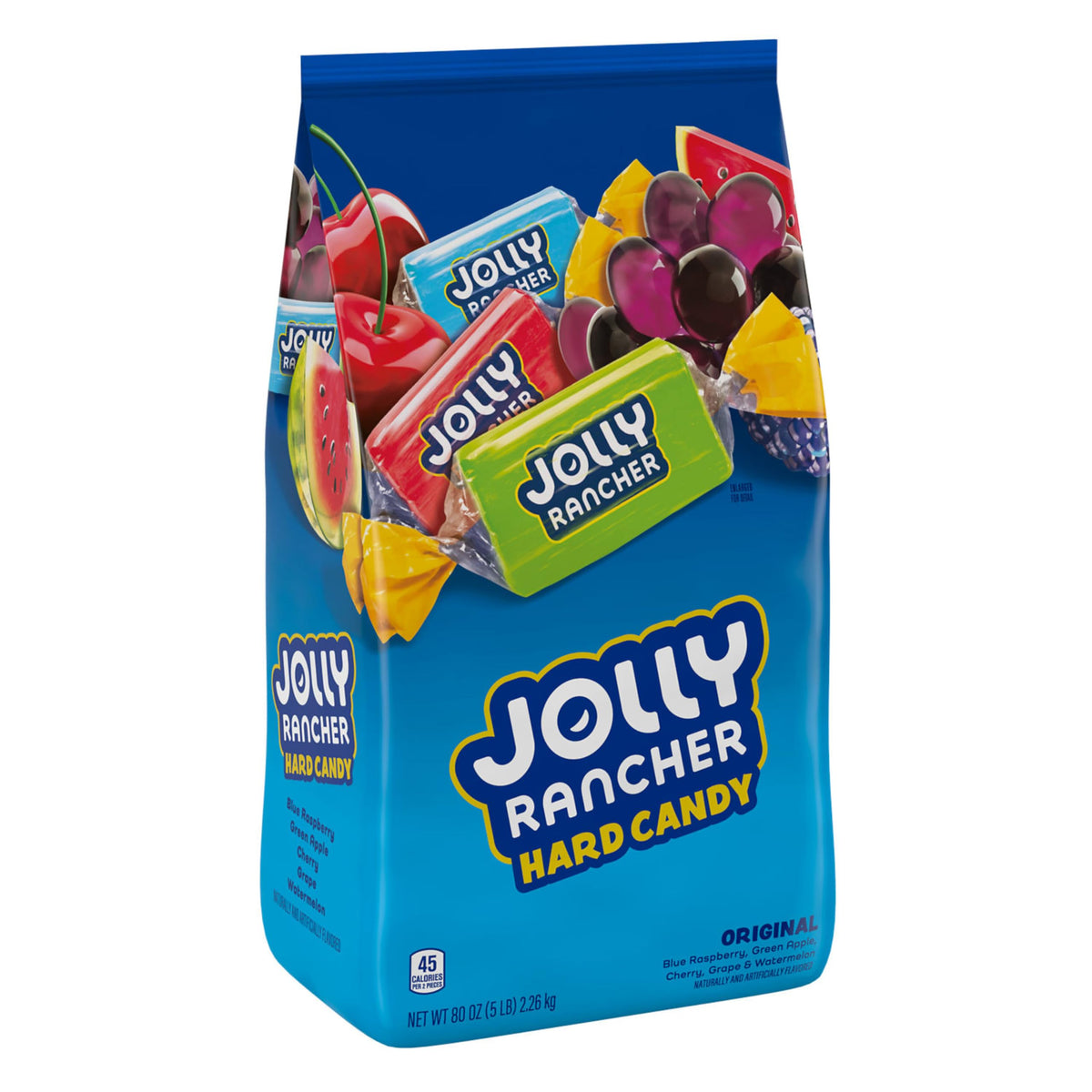 JOLLY RANCHER Hartkaramellen mit Fruchtgeschmack, Großpackung, Halloween-Süßigkeiten, 2,27 kg