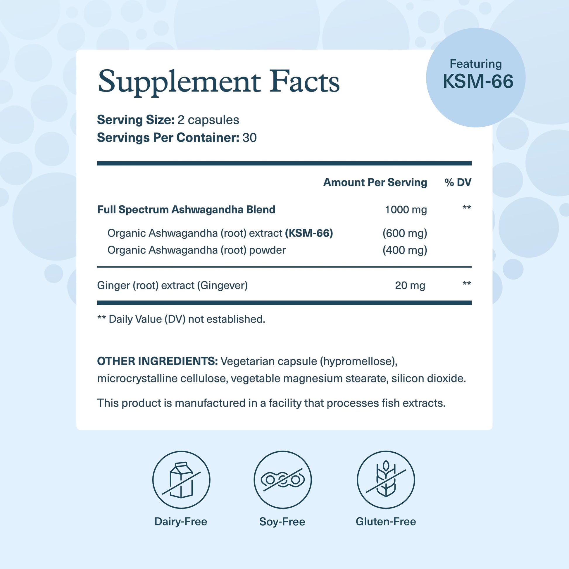 Youtheory Ashwagandha - 1,000 mg - Stress Support Supplement - Cortisol Support Supplement - Gluten, Dairy & Soy Free - 60 Vegetarian Capsules