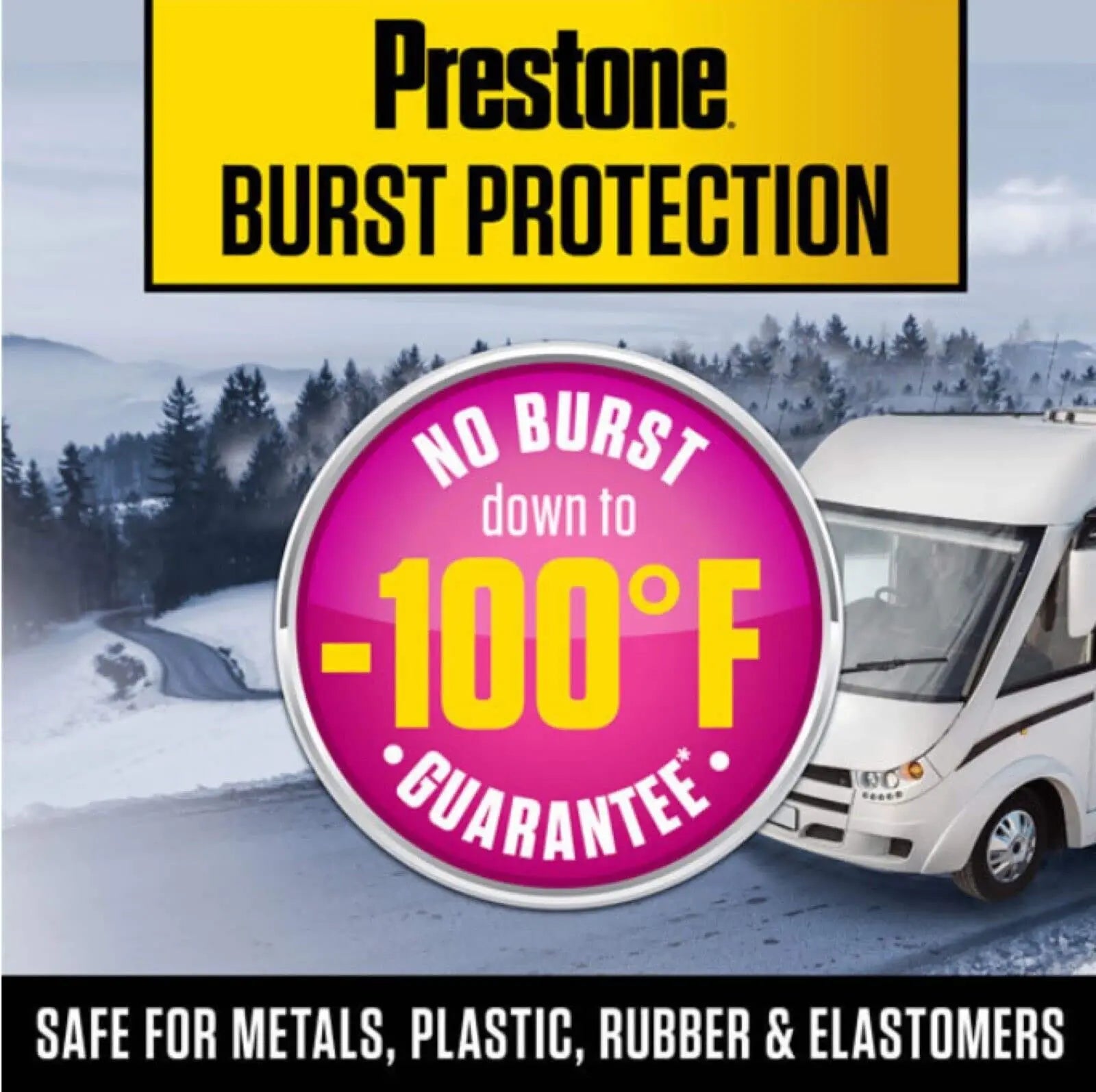Garden at Home RV/Waterline Antifreeze RVs, Pools, Boats and Seasonal Homes - 1 gal (-100° F), Pink