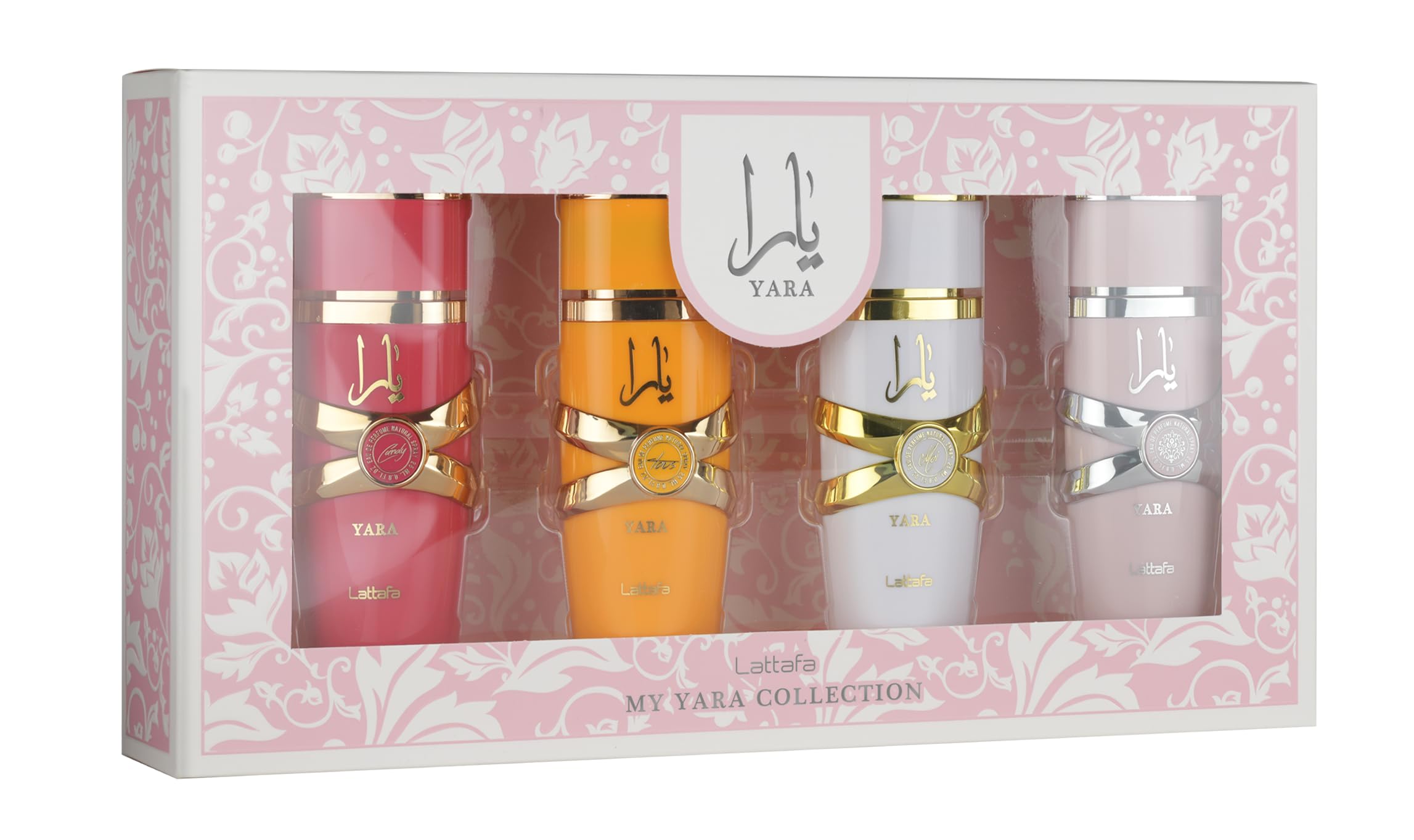 Lattafa MyYara Collection - 4x25ml Eau de Parfum Gift Set for Women (Yara + Yara Moi + Yara Tous + Yara Candy)