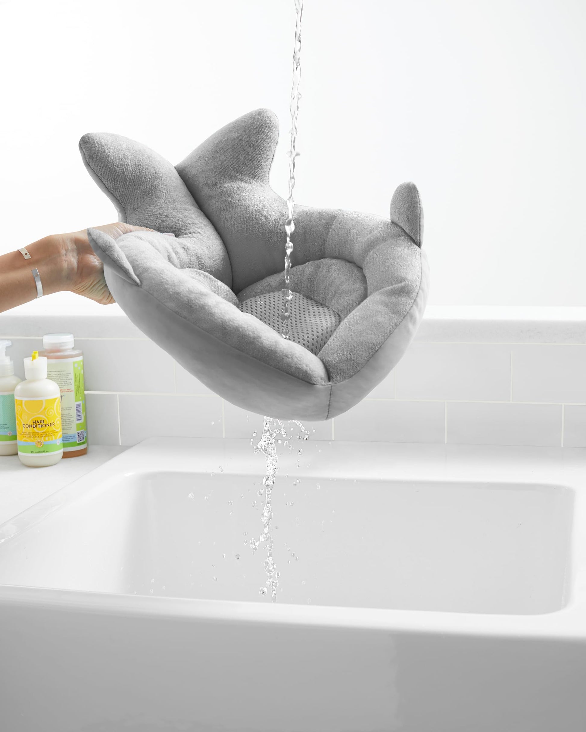 Skip Hop Soft Sink Baby Bath Tub, Moby, Grey