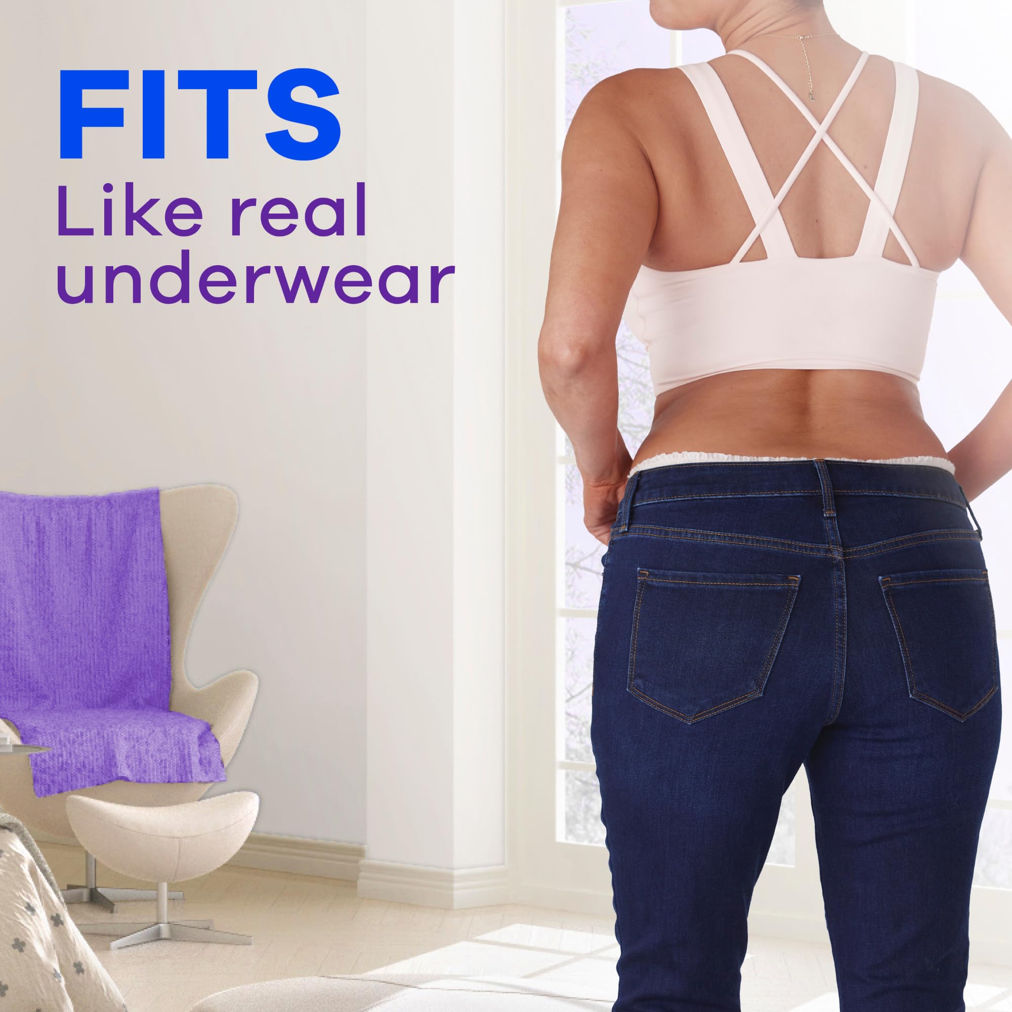 Always Discreet Adult Incontinence Underwear for Women and Postpartum Underwear, Large, Up to 100% Bladder Leak Protection, 28 Count