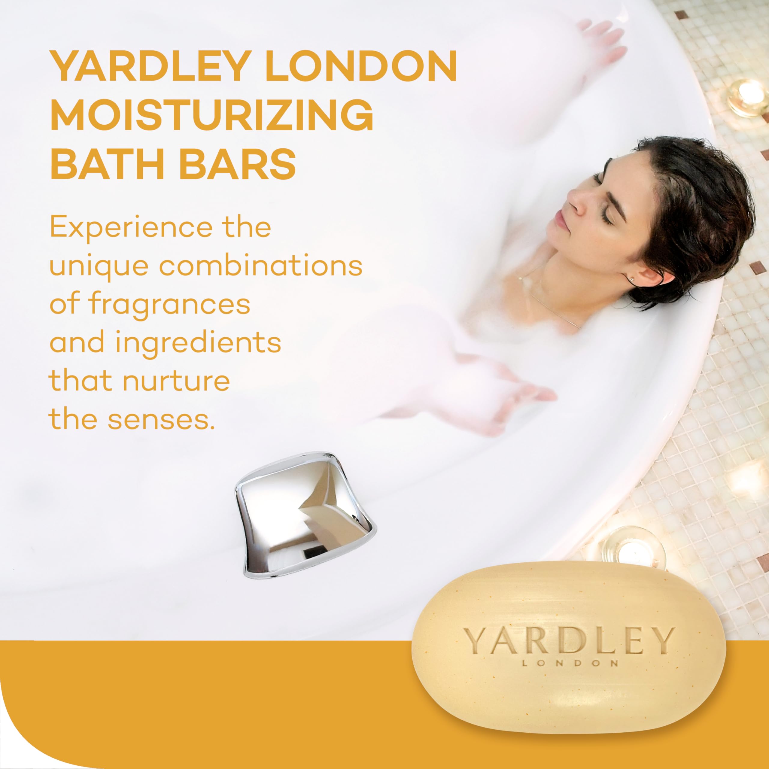 Yardley Oatmeal and Almond Bar Soap, Oatmeal & Almond, 4 Ounce