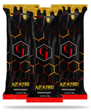Grande Johnson - Nektyr - Organic Premium Natural Pure Honey with Jelly Bee Pollen - Pack of 3