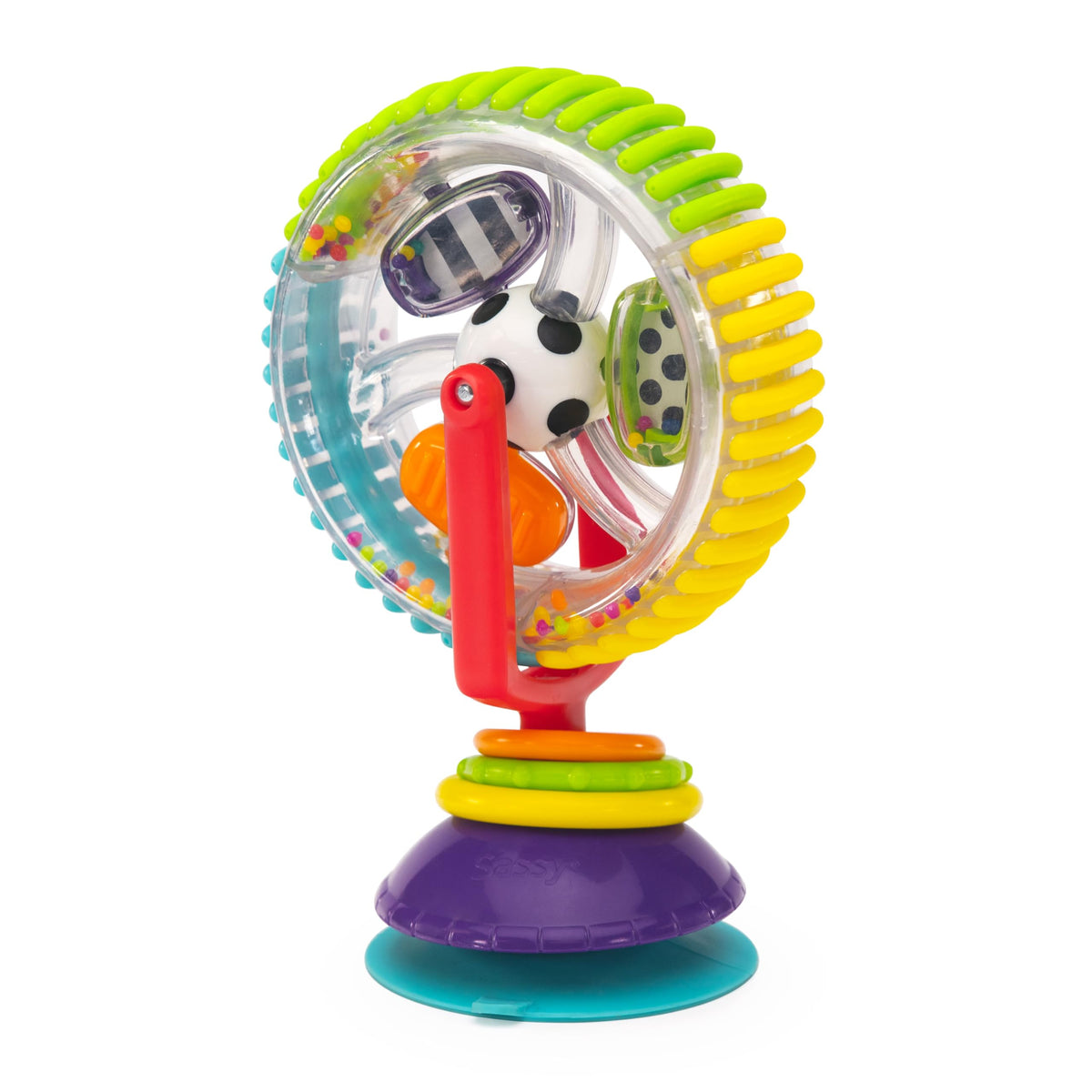 Sassy Wonder Wheel Drehbares Hochstuhl-Spielzeug, Alter 6+ Monate