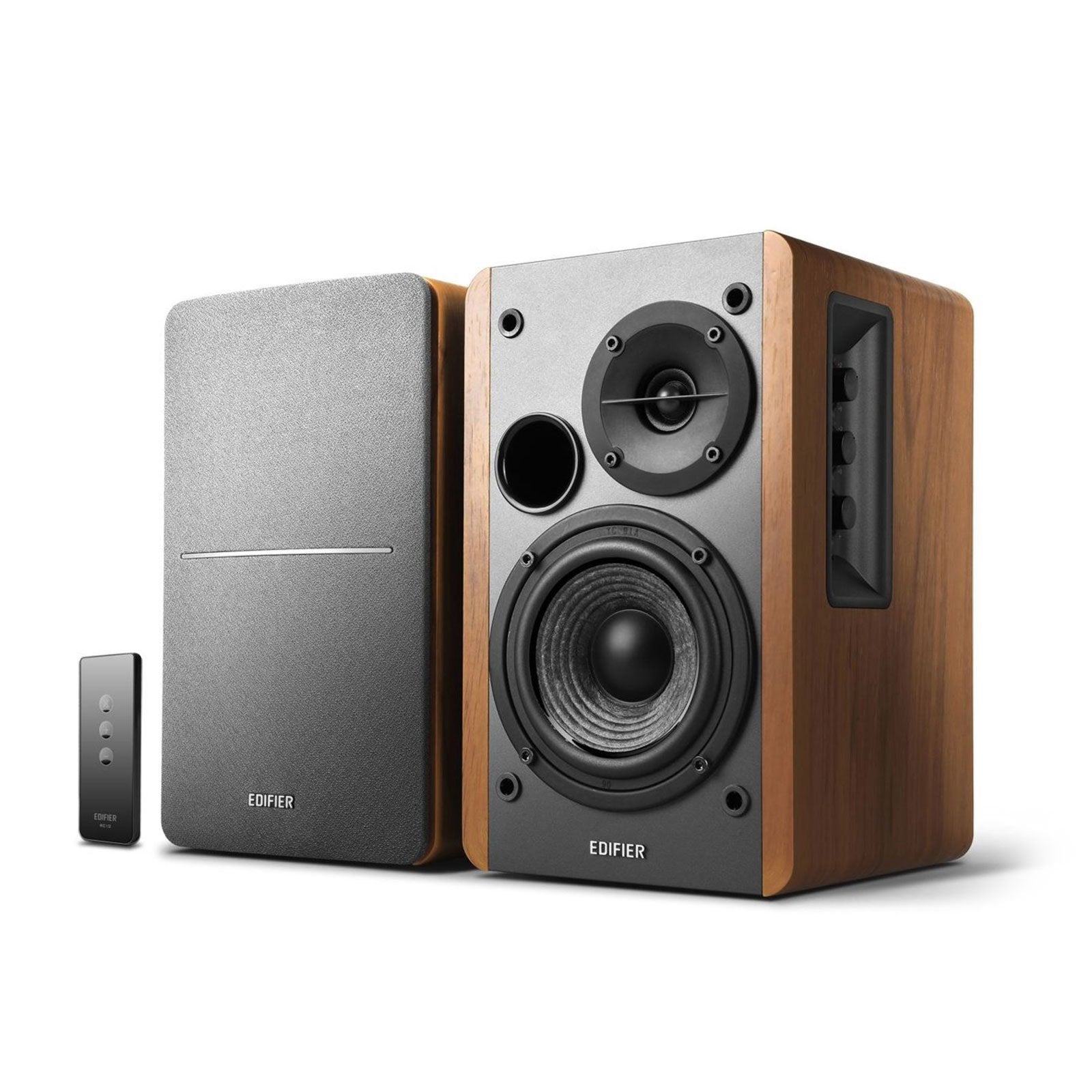 Edifier R1280T Aktiv-Regallautsprecher – 2.0 Aktiver Nahfeld-Studiomonitor-Lautsprecher – Holzgehäuse – 42 Watt RMS-Leistung