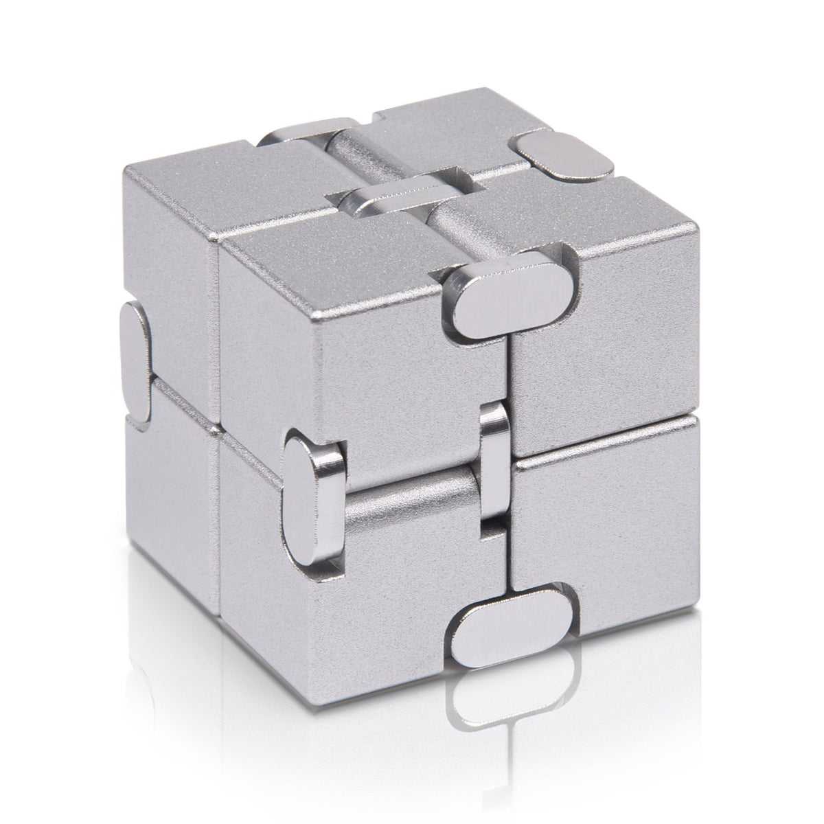 JOEYANK Fidget Cube Neue Version Fidget Finger Toys - Metall Infinity Cube Prime zur Stress- und Angstlinderung/ADHS, extrem langlebige sensorische Geschenke für Erwachsene und Teenager Kinder