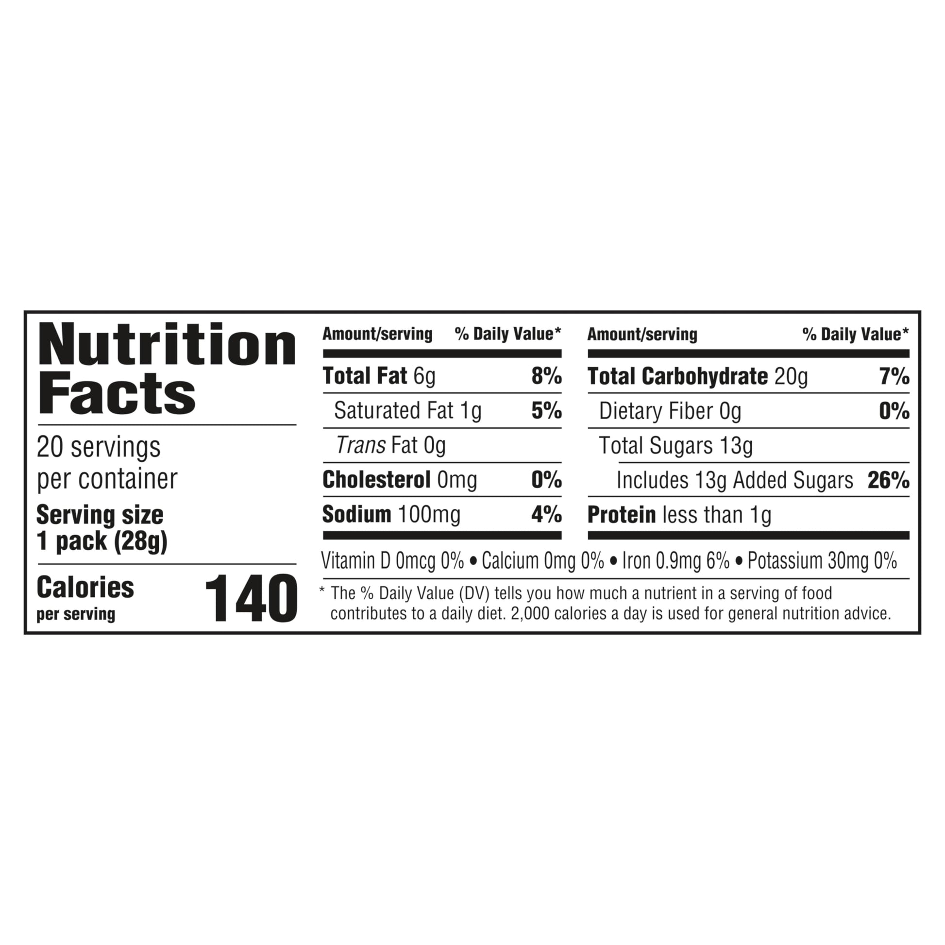 Handi-Snacks OREO Cookie Sticks 'N Creme Dip Snack Packs, 20 Snack Packs