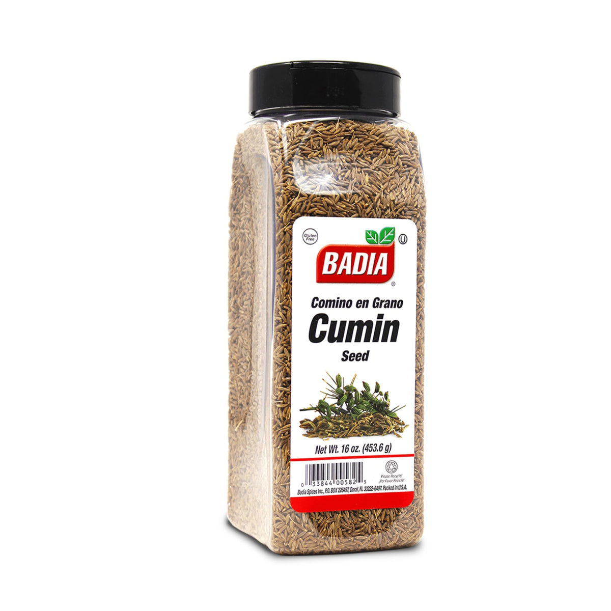 Badia Kreuzkümmelsamen, 453 g – Ganze Comino-Samen, aromatischer Geschmack für das Kochen, Gewürzmischungen & Würzmittel