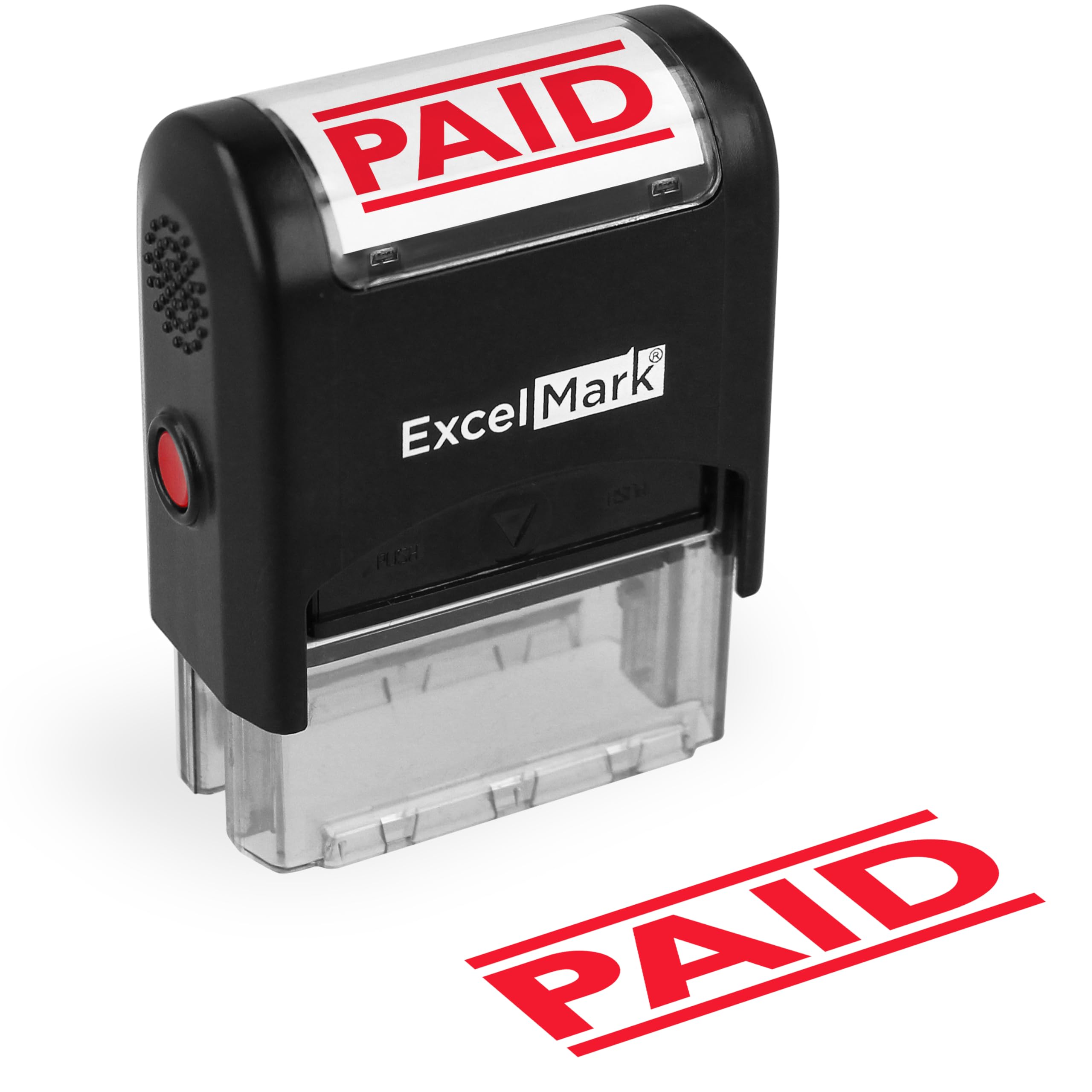 ExcelMark selbstfärbender Stempel – rote Tinte