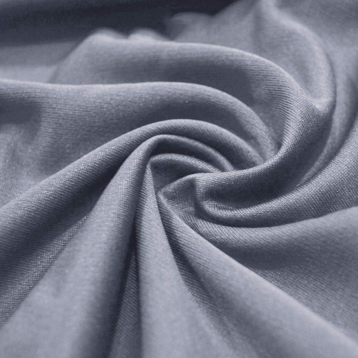 Biloban Crib Sheets Fitted for Boys, 2 Pack Crib Sheet Fits for Standard Crib Mattress, Neutral Toddler Bed Sheets Girl, Grey & Navy, 52”X 28”