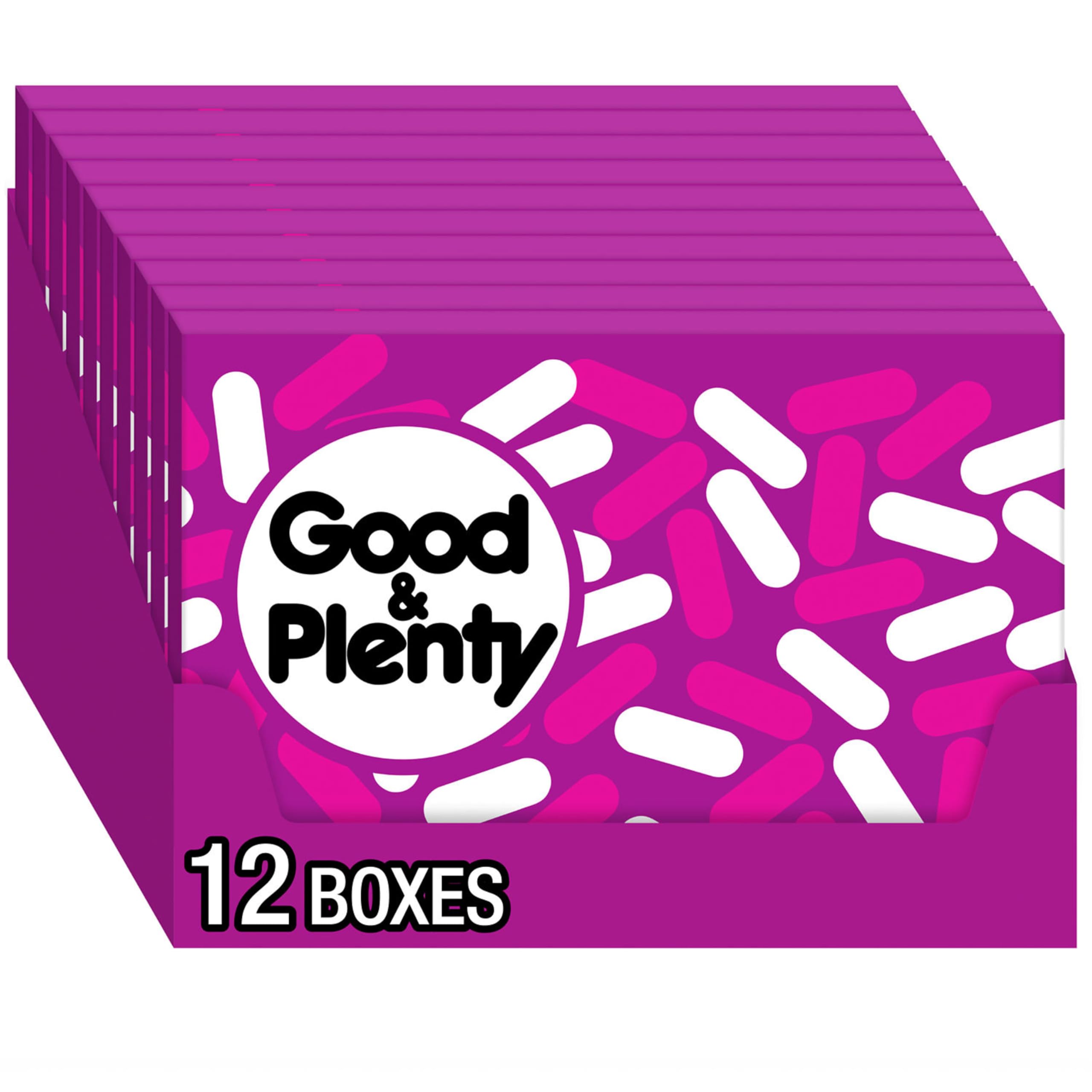 GOOD & PLENTY Lakritz fettfrei, Bonbonschachteln, 170 g (12 Stück)