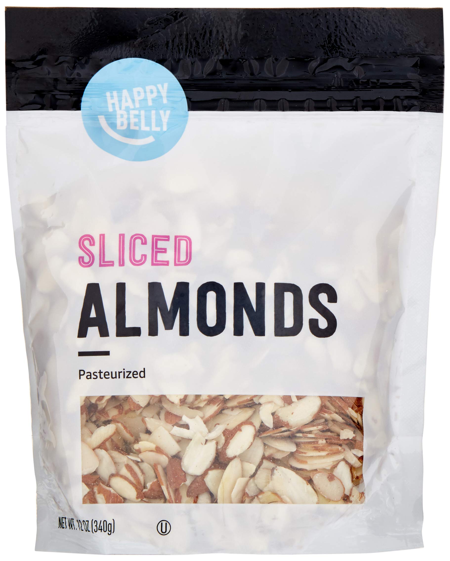 Brand - Happy Belly Sliced Almonds, 12 ounce (Pack of 1)