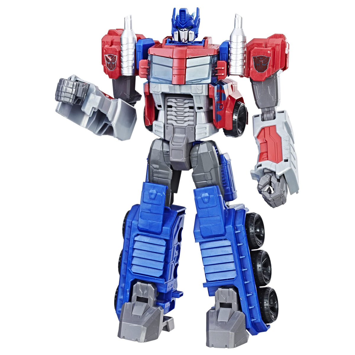 Transformers Toys Heroic Optimus Prime Actionfigur – Zeitlose, große Figur, verwandelt sich in Spielzeug-Truck – Spielzeug für Kinder ab 6 Jahren, 28 cm (Amazon Exklusiv)