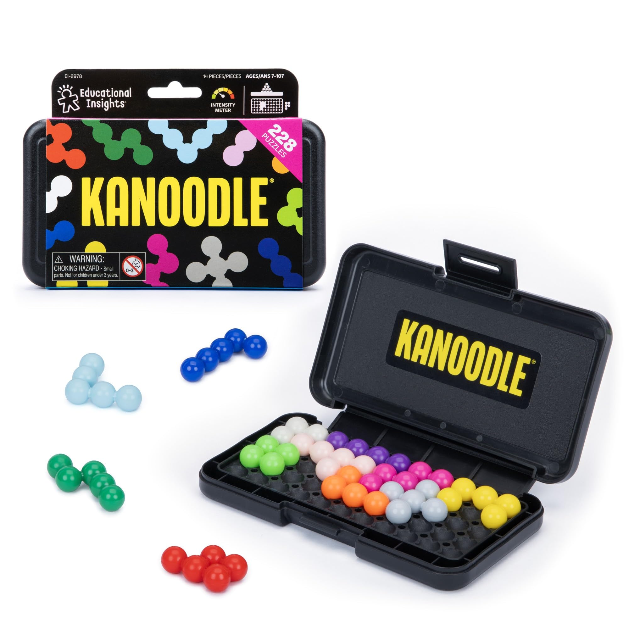 Educational Insights Kanoodle 3D-Denkspiel, mit 200 Aufgaben, Ostergeschenke für Kinder, Geschenk für Kinder ab 7 Jahren