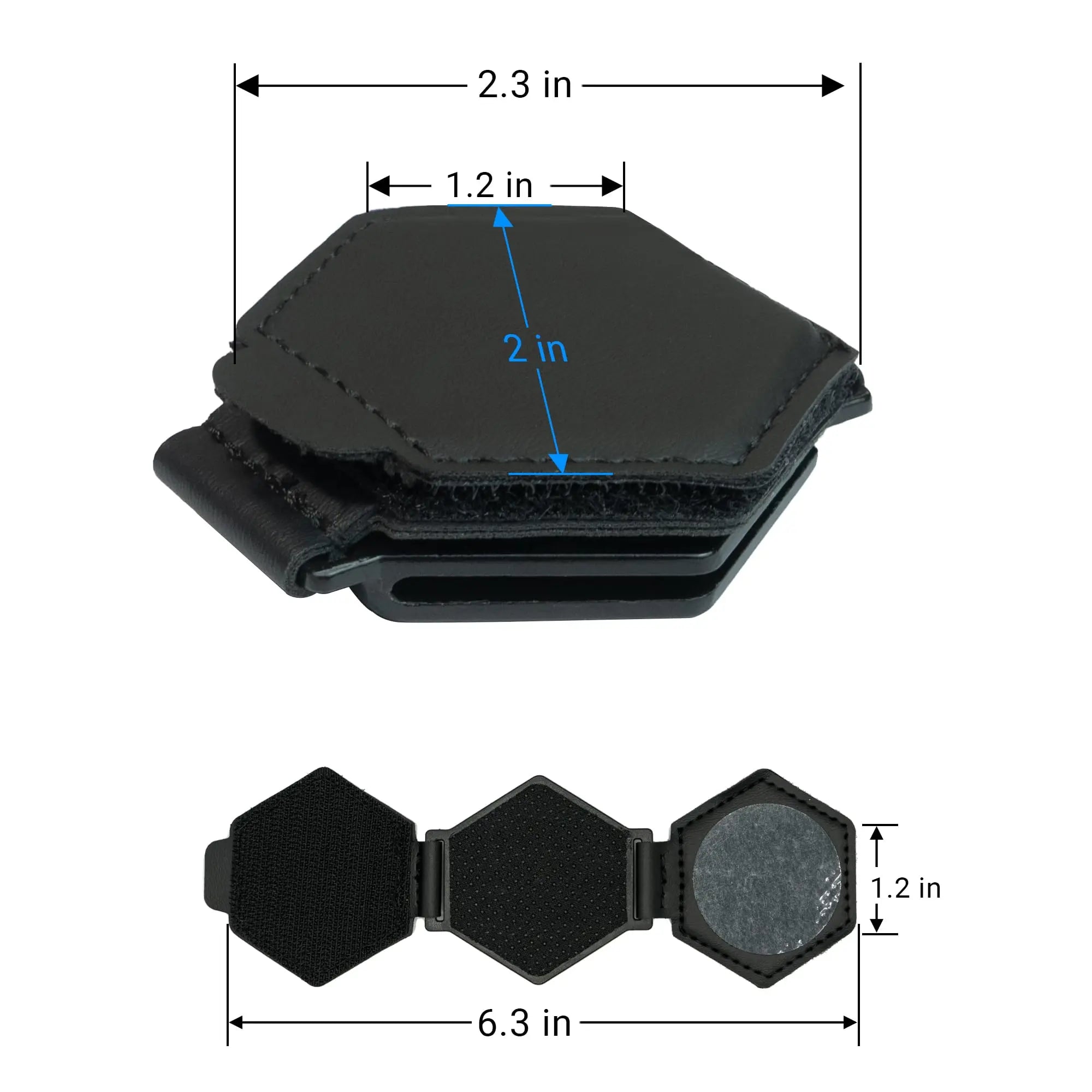 Yuoyar 2 Packs Car Seat Belt Clips - Universal Leather Seatbelt Adjuster Clips - Seat Belt Adjuster for Adults Kids