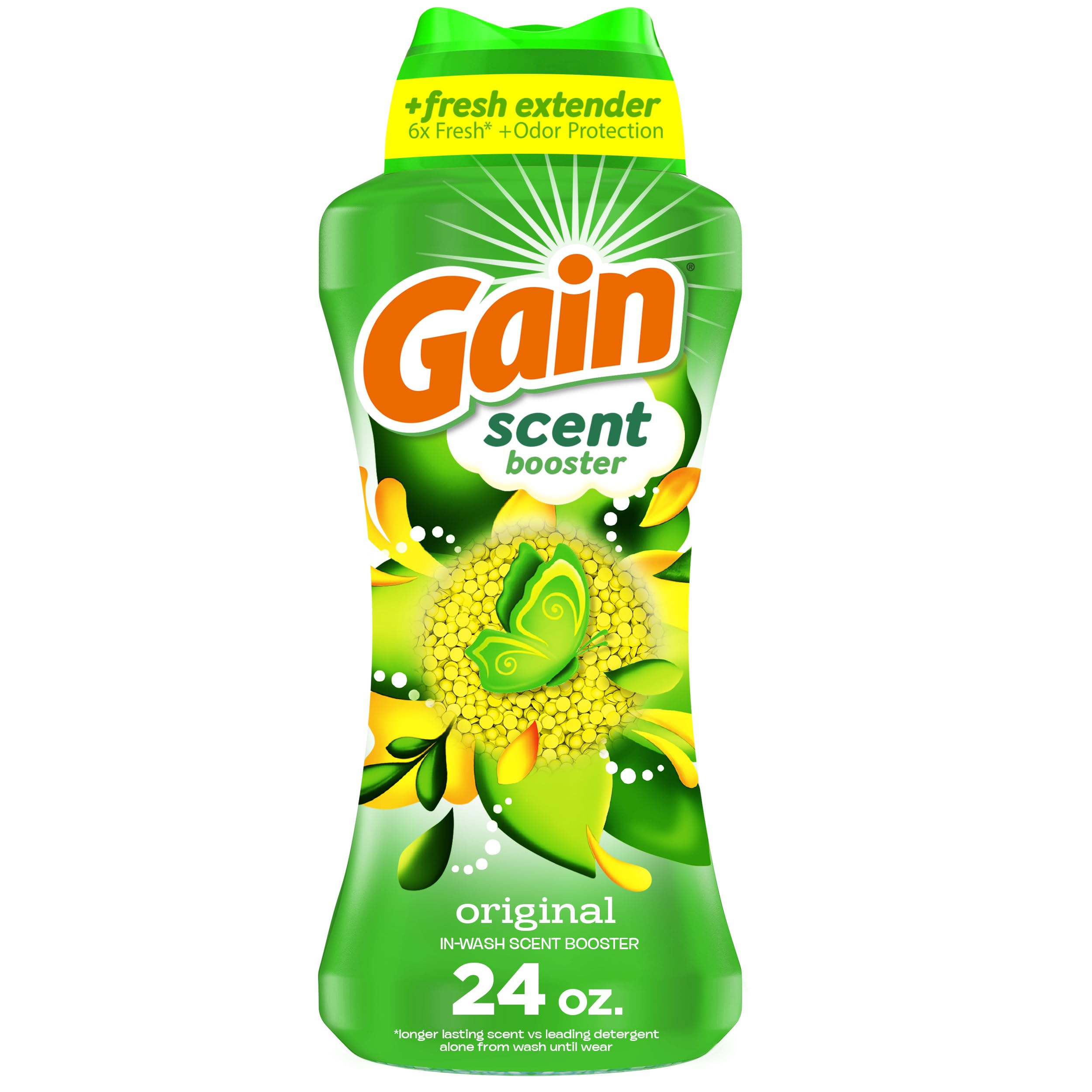 Gain Fireworks In-Wash Duft-Booster-Perlen, Original, 680 g, Wäscheduft-Booster, Gain Duft-Booster-Perlen, Geruchsentferner