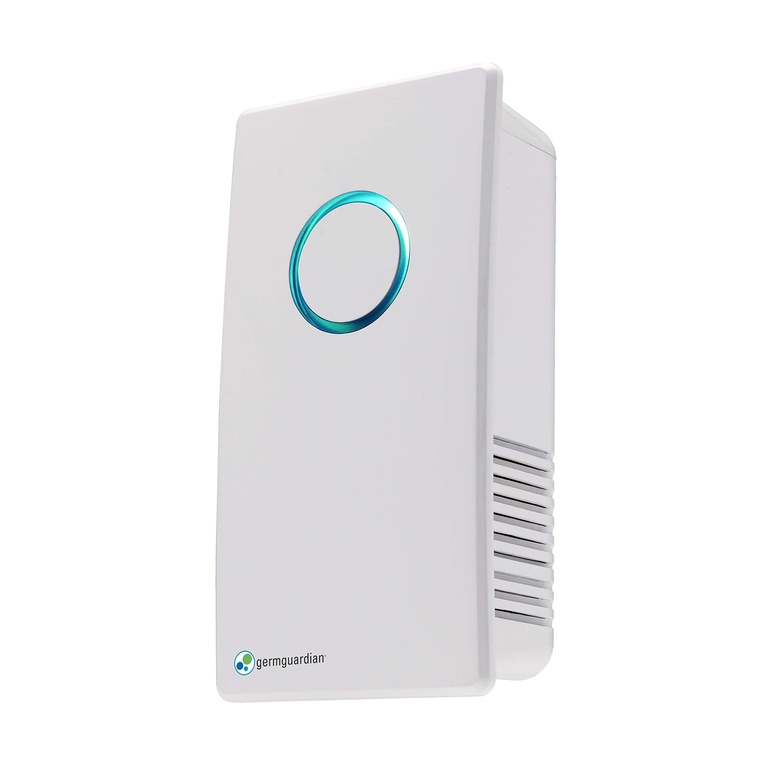Germ Guardian GG1100W 7" steckbarer kleiner Luftreiniger, kleiner Wandluftdesinfizierer für Räume, erfrischt die Luft, UV-C-Licht tötet Keime ab, reduziert Gerüche von Haustieren, beim Kochen und von Schimmel, GermGuardian, 1 Jahr Garantie (Weiß)