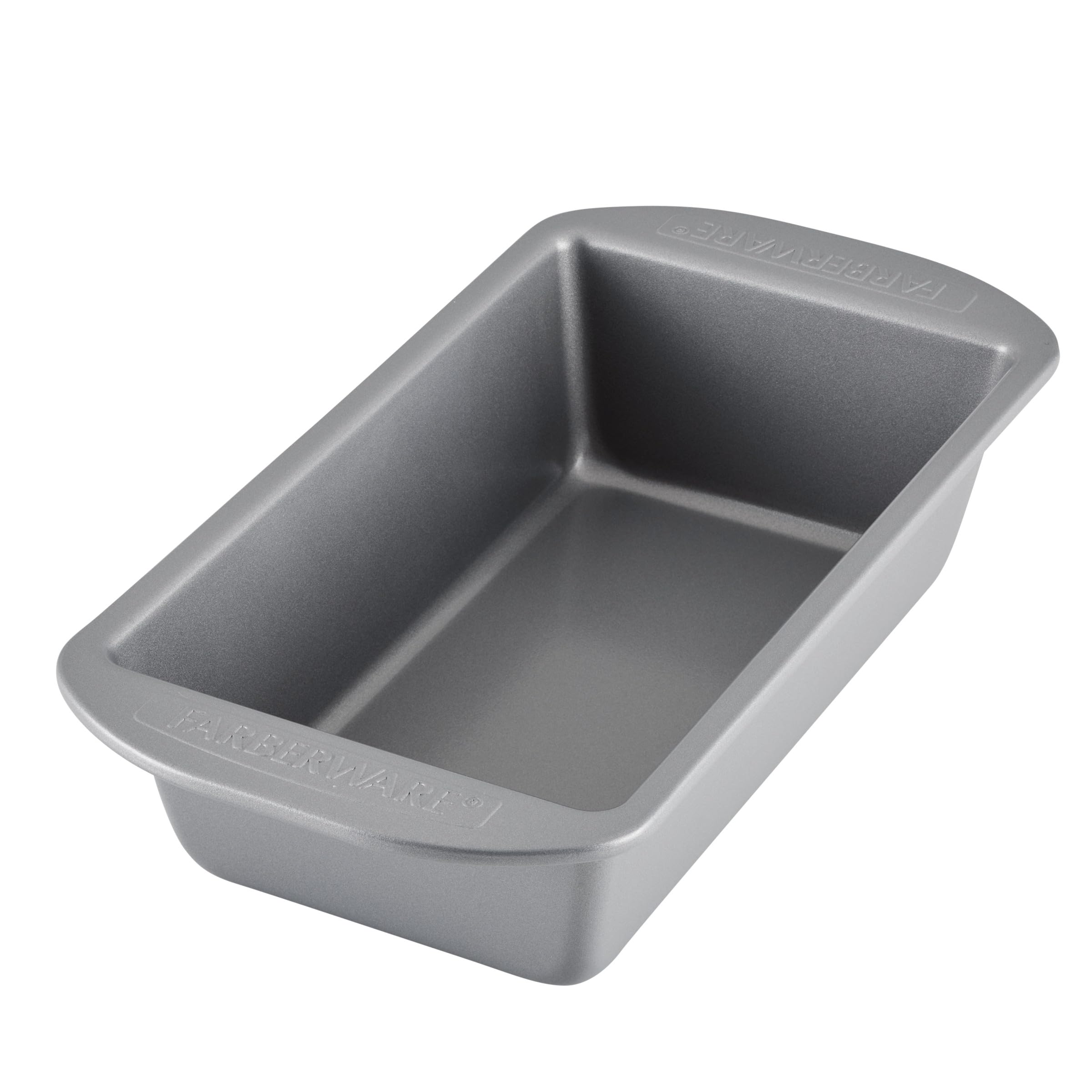 Farberware Antihaft-Backform, 22,86 cm x 12,7 cm Kastenform, Grau -