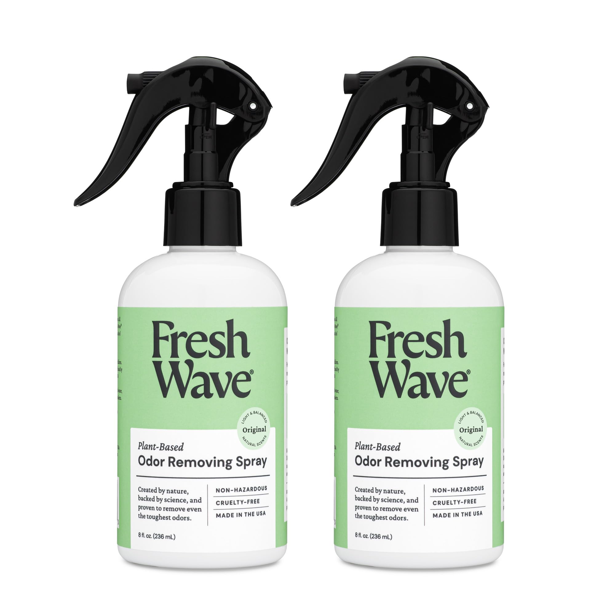 Fresh Wave Original Geruchsentfernendes Spray, 236 ml | 2er-Pack | Geruchsabsorber für Zuhause, Möbel, Textilien & Müll | Sicherere Geruchsbeseitigung