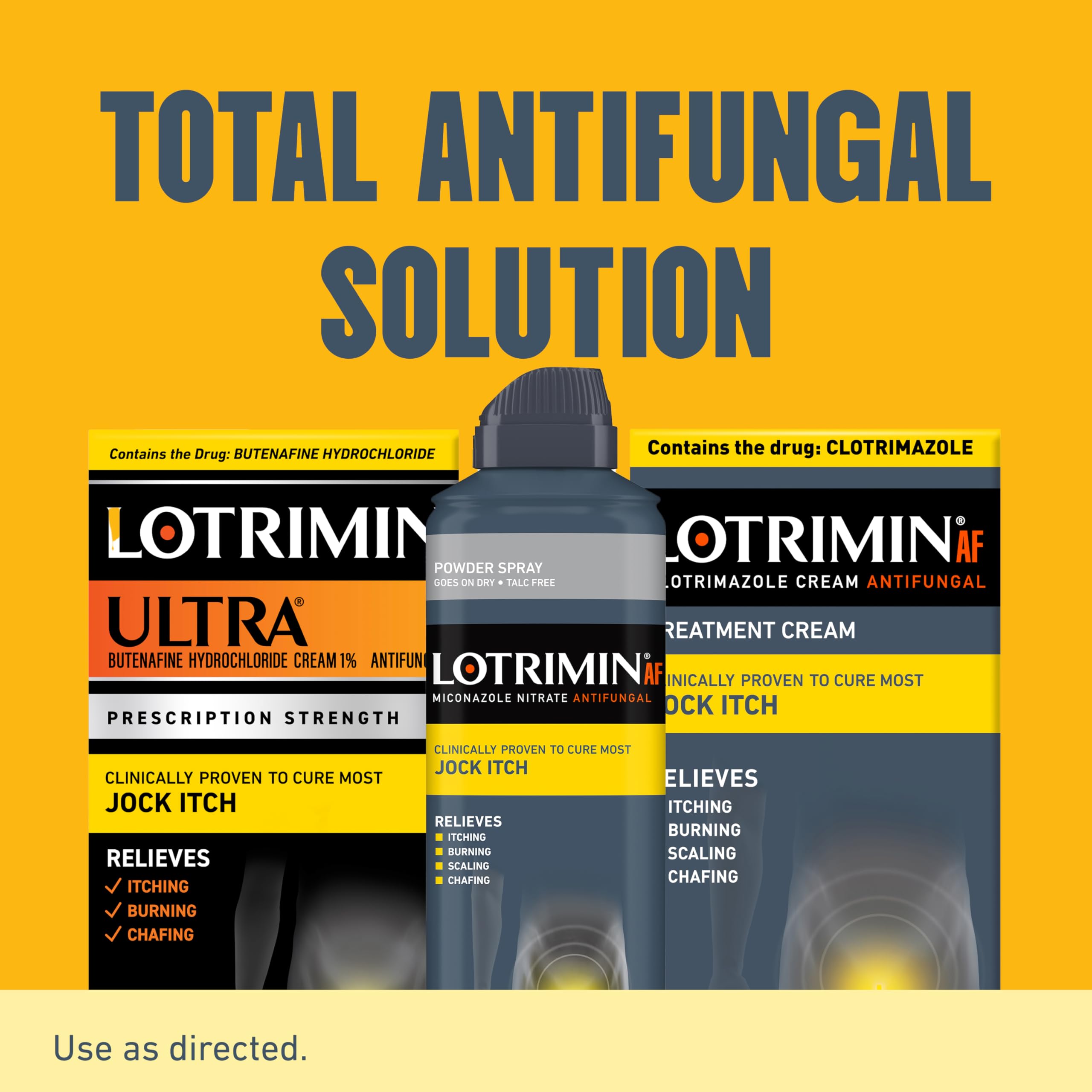 Lotrimin Ultra Jock Itch Cream - Powerful Butenafine Hydrochloride Treatment for Jock Itch, 0.42 Ounce (12 Grams) (Packaging May Vary)
