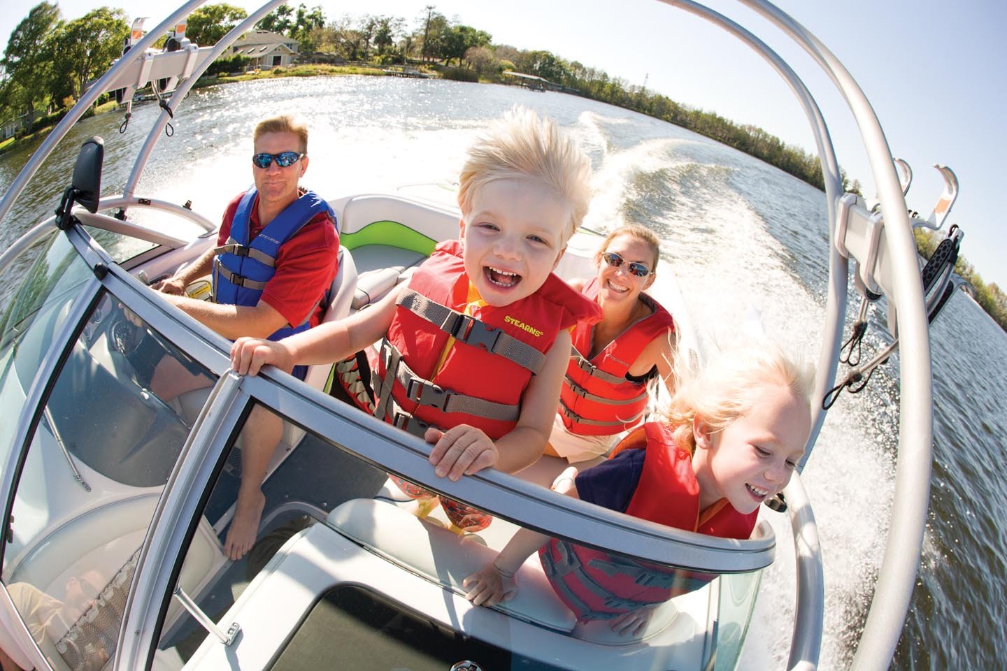 Stearns Kids Life Vest, USCG Approved Type III Life Jacket for Children Under 90lbs, Youth PFD for Boating, Swimming, Watersports, Pool, Beach, & More