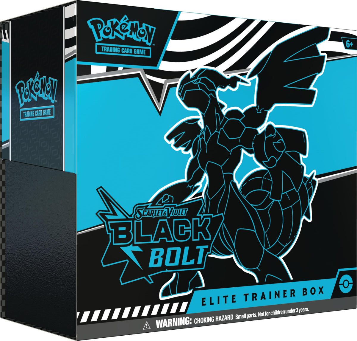 Pokémon-Sammelkartenspiel Karmesin & Purpur 10.5 Schwarzer Blitz Top-Trainer-Box