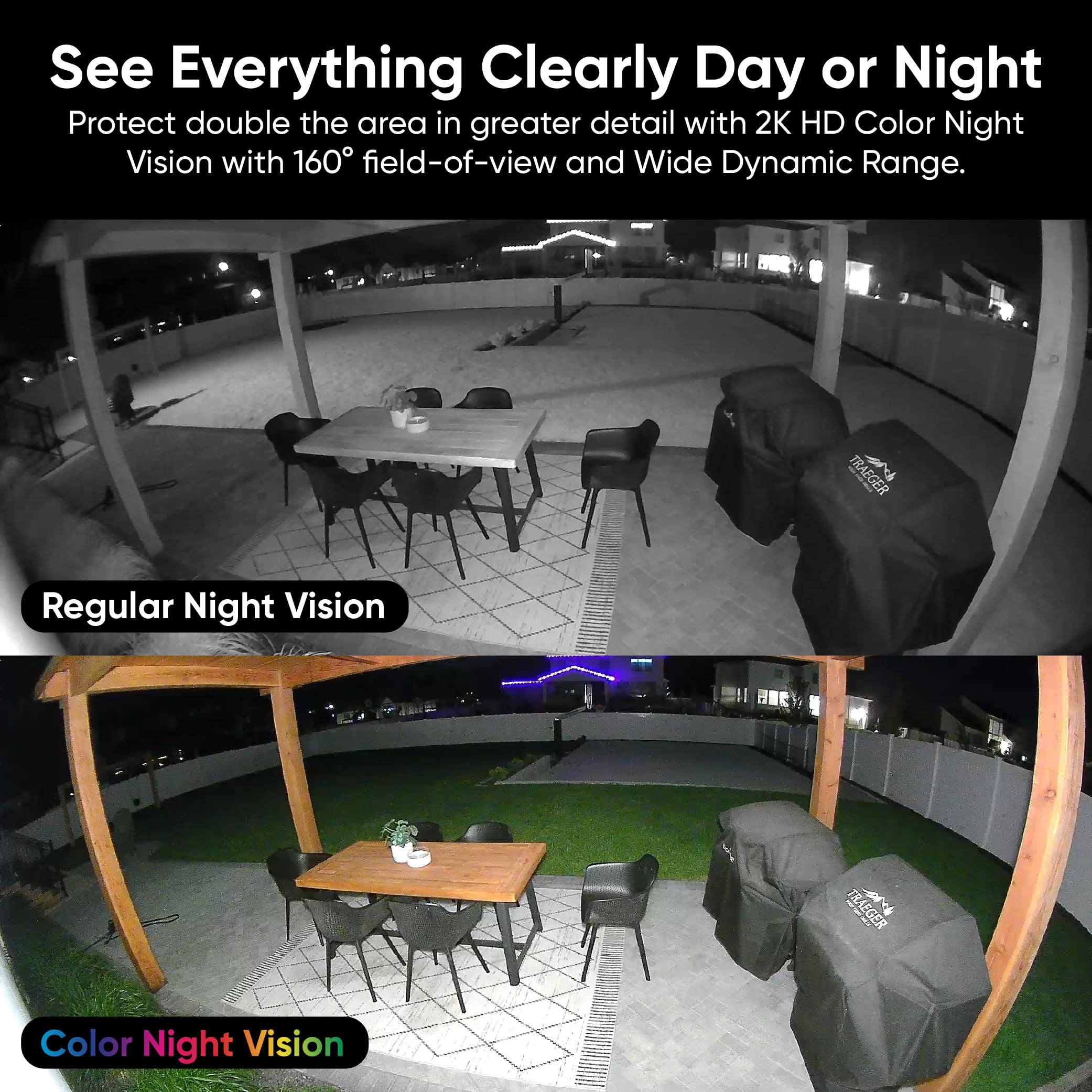 WYZE Bulb Cam Security Camera, 2K HD Outdoor Light Bulb Camera, Color Night Vision, Dimmable LED Bulb, Motion Detection, Siren Alarm, Works w/Alexa/Google Assistant. Free Expert Support