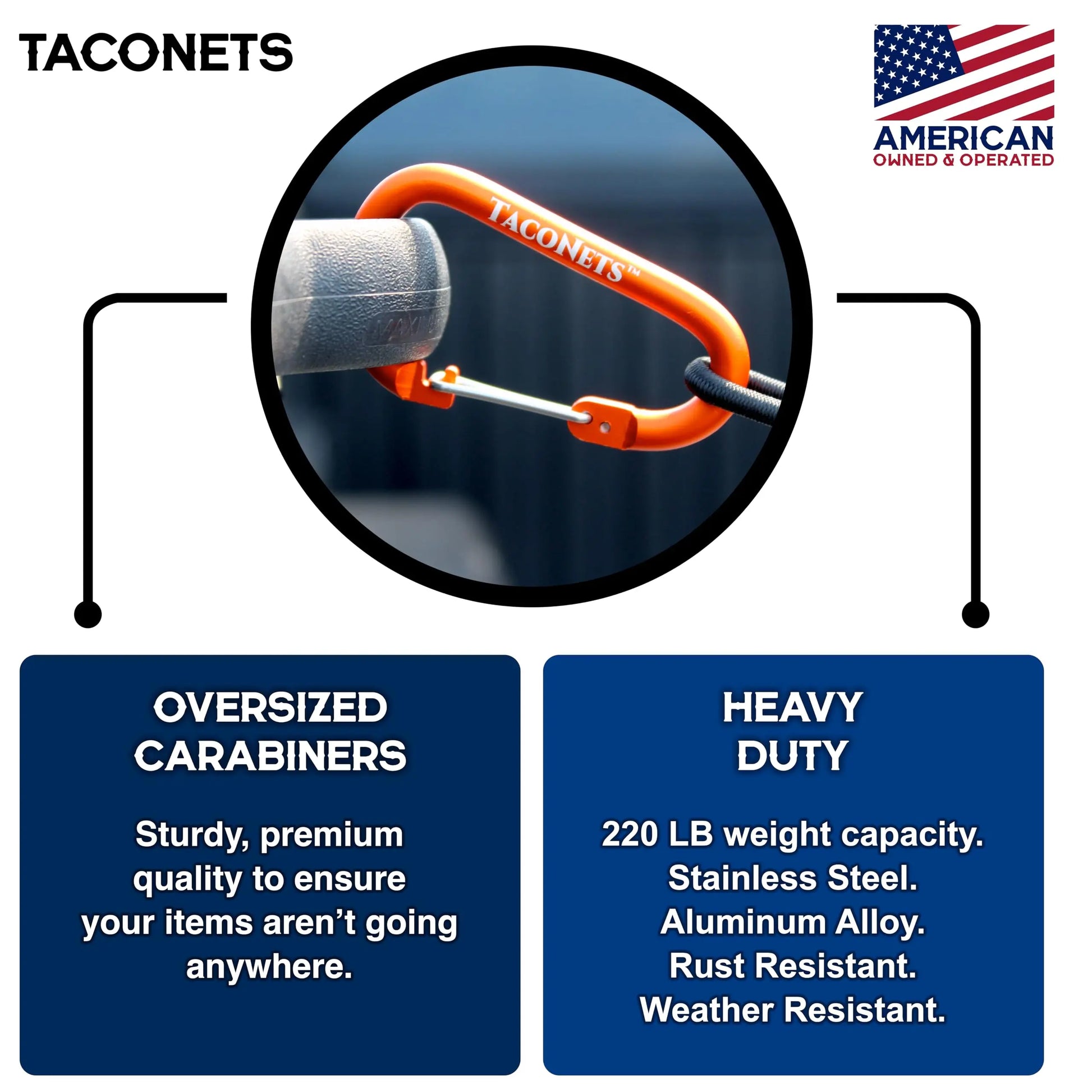 TacoNets Envelope Cargo Net for GMC Sierra & Chevy Silverado - Fits 2013-2025 - Upgraded 5mm Bungee - Integrated Storage Bag - Heavy Duty Carabiners - Designed in USA - 18" x 50"