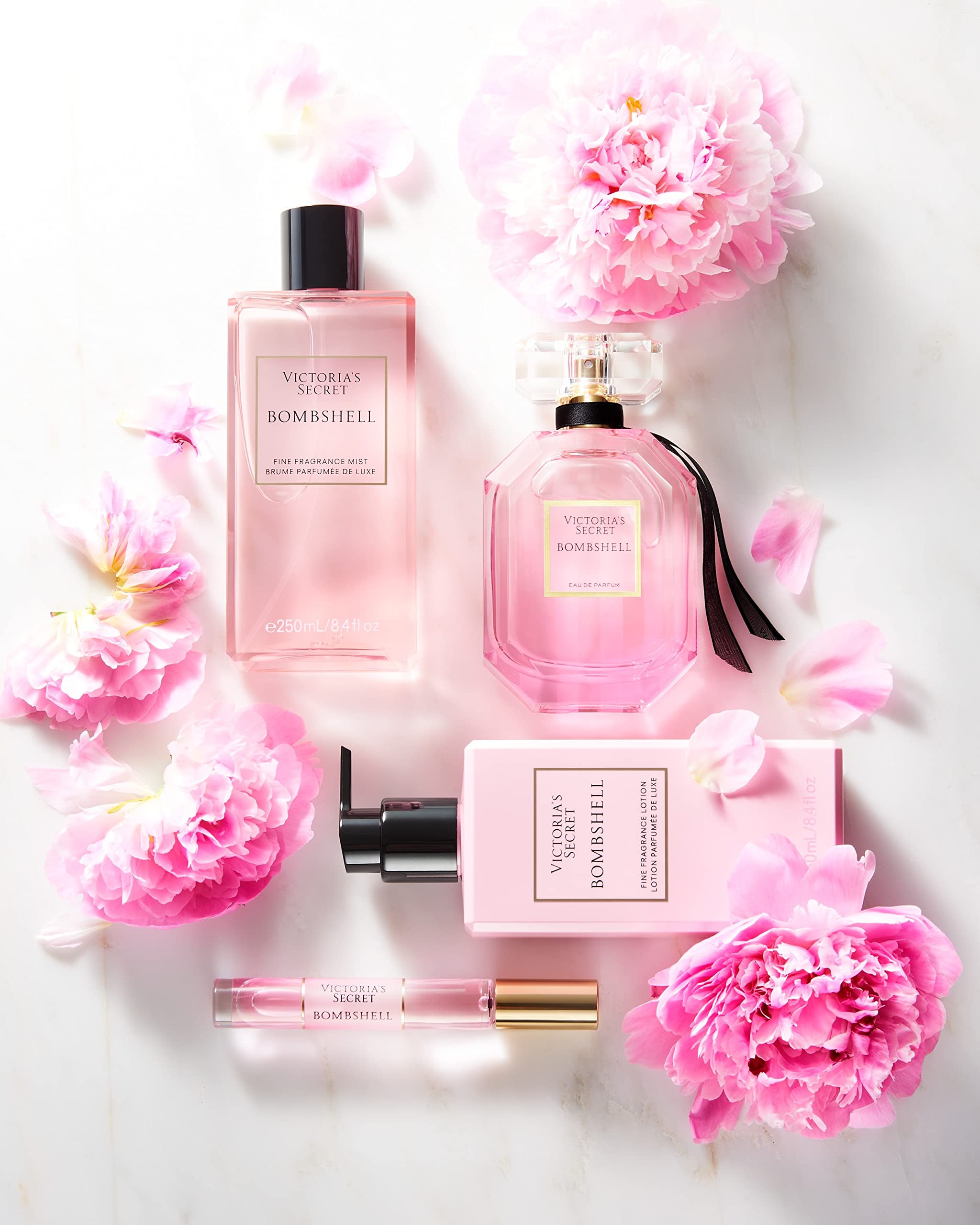 Victoria's Secret Bombshell Eau de Parfum, Notes of Purple Passion Fruit, Shangri-La Peony & Vanilla Orchid, Perfumes for Women (3.4 oz)