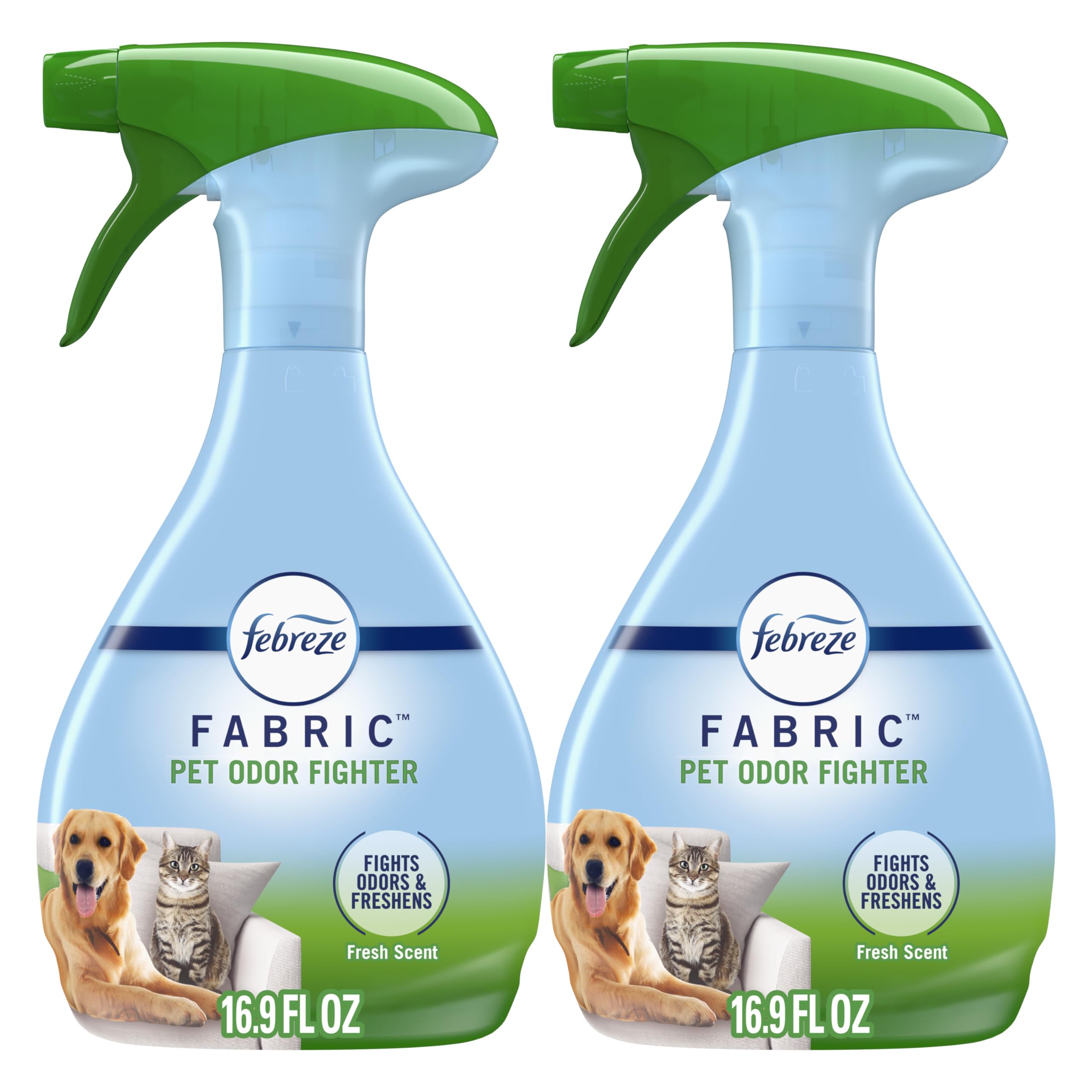 Febreze Textilerfrischer gegen Gerüche, Haustiergeruch-Entferner, 500ml, 2er-Pack