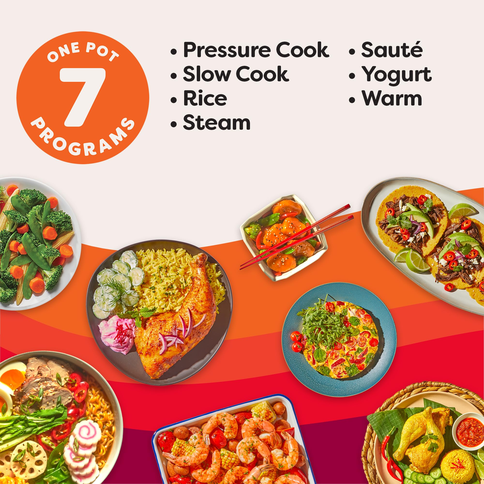 Instant Pot Duo 7-in-1 Mini Electric Pressure Cooker, Slow Rice Cooker, Steamer, Sauté, Yogurt Maker, Warmer & Sterilizer, Includes Free App with over 1900 Recipes, Stainless Steel, 3 Quart