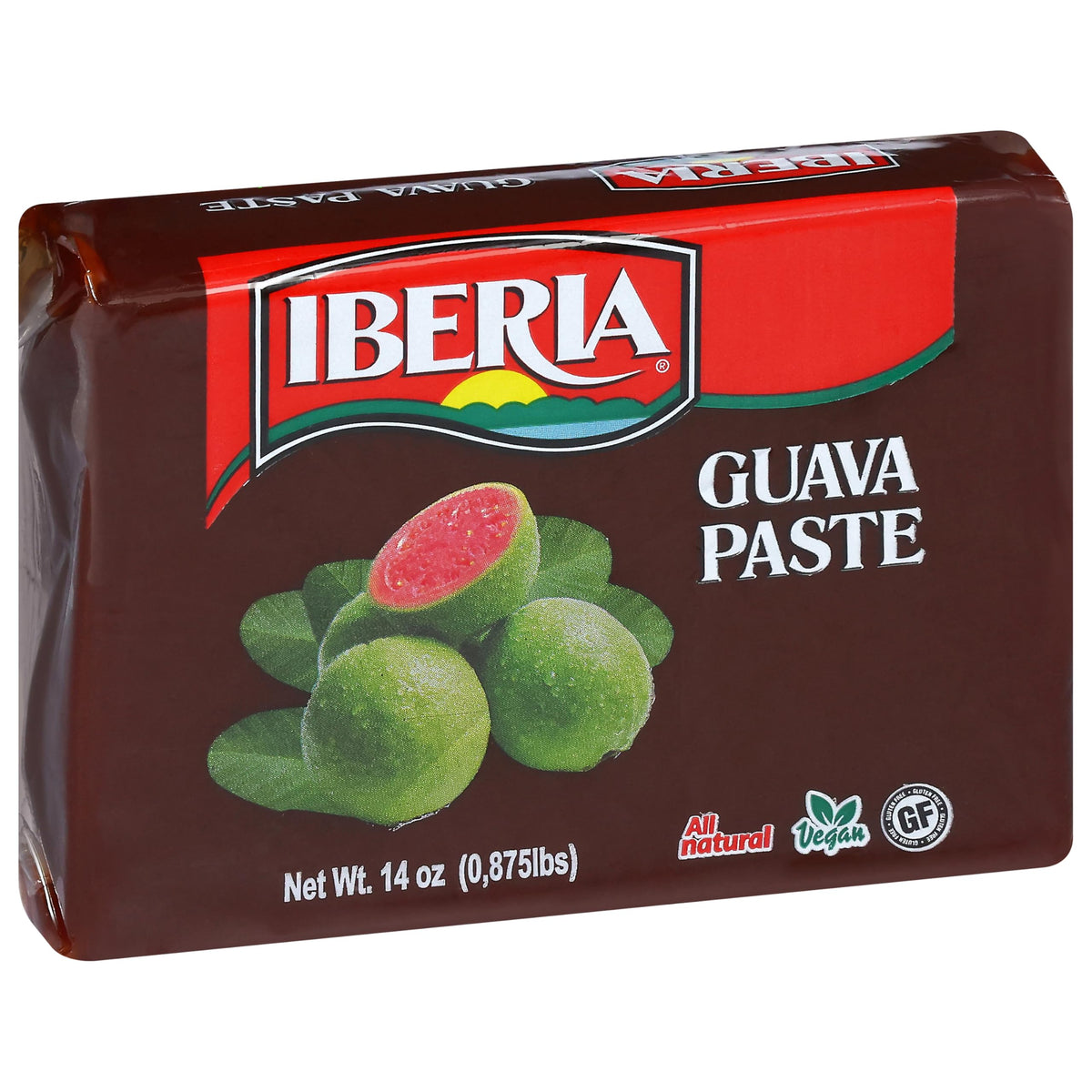 Iberia Guavenpaste, 14 oz, rein natürlich, vegan, glutenfrei, Halal, koscher, Guavenpaste für Snacks, Kochen, Backen, 14 Unzen (1er-Pack)