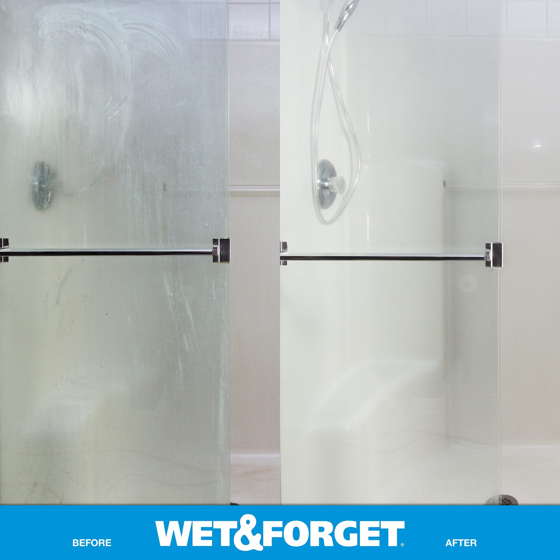 Wet & Forget Shower Cleaner Weekly Application Requires No Scrubbing, Bleach-Free Formula, 64 Ounce (Pack of 1)