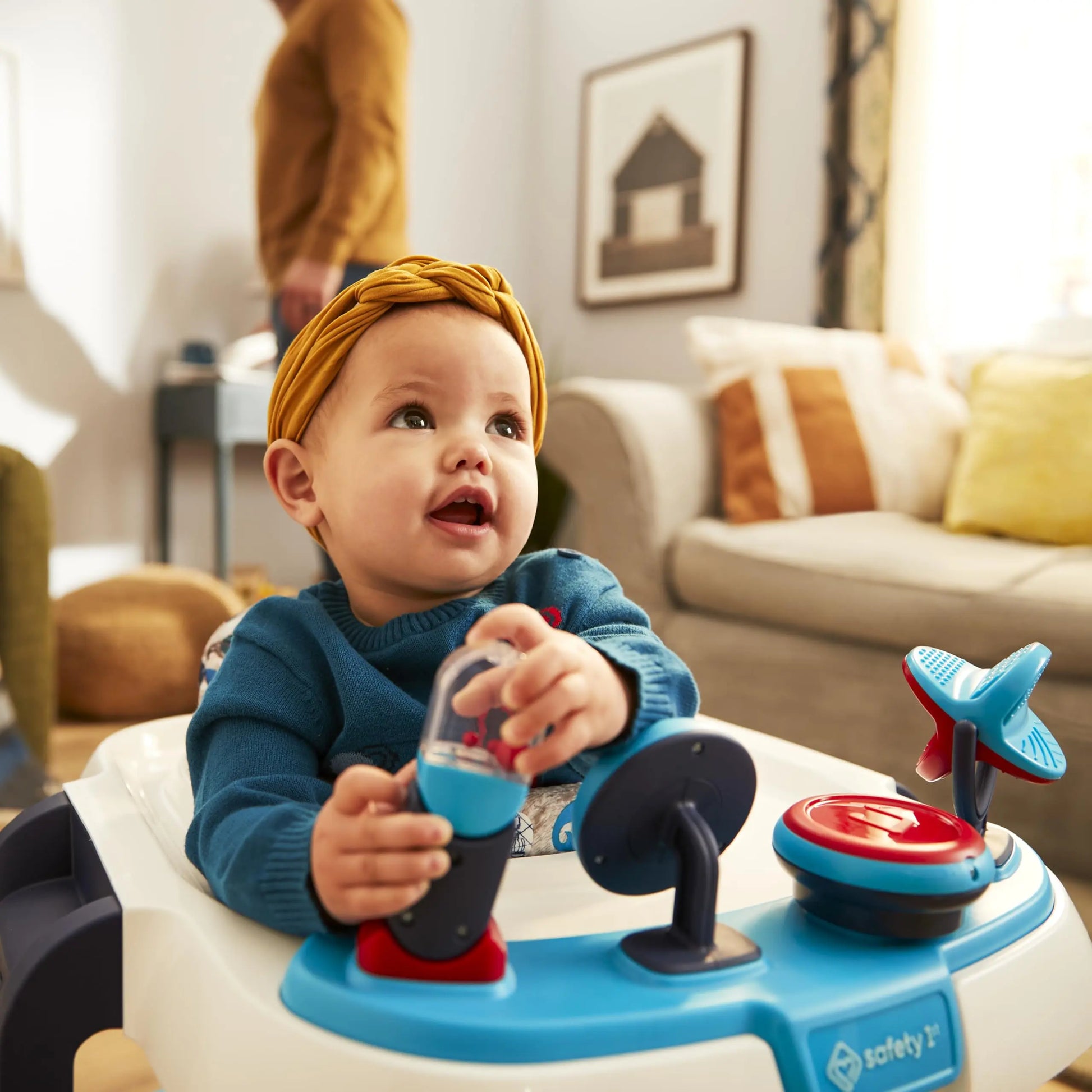 Safety 1st Ready, Set, Walk! DX Developmental Walker, Spotlight Teal