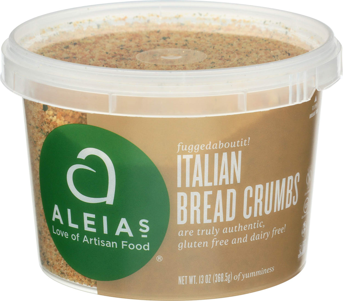 ALEIAS GLUTEN FREE BAKERY Italienische Semmelbrösel, 13 OZ