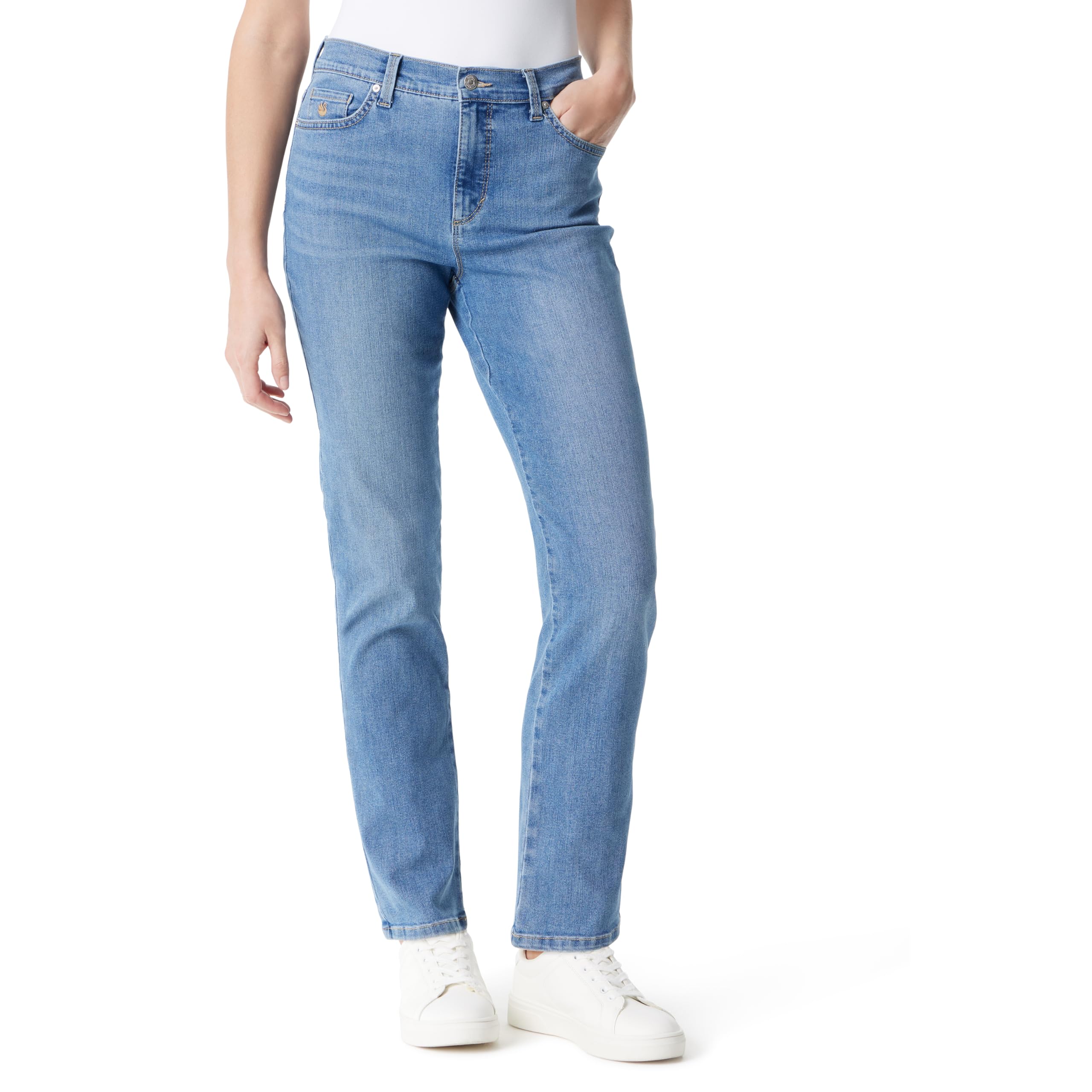Gloria Vanderbilt Damen Amanda Klassische Jeans mit hoher Leibhöhe und schmal zulaufendem Bein Standard
