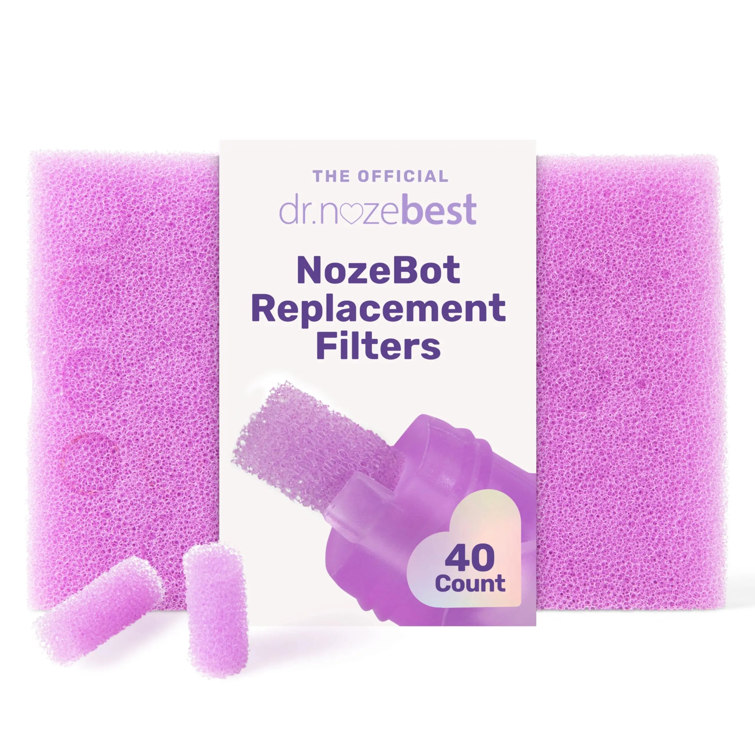 Dr. Noze Best | NozeBot Replacement Filters - Electric Baby Nasal Aspirator | Pediatric ENT-Designed Baby Care for Nose Sucker | Filters | Aspirator Filters