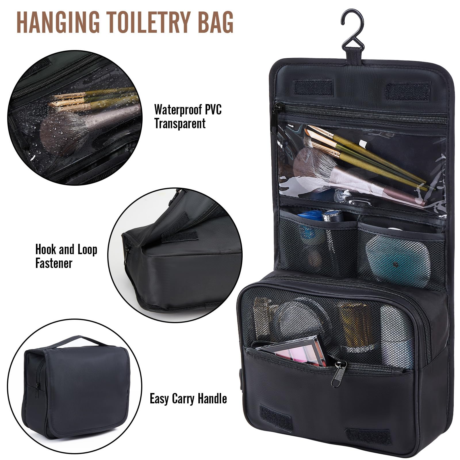 Veken 10 Set/8 Set Packing Cubes for Travel Essentials, Suitcase Organizer Bags in 4 Sizes, Carry-On Luggage Accessories with Large Laundry & Toiletry Bag, Must-Have for Airplane, Road Trip & Camping