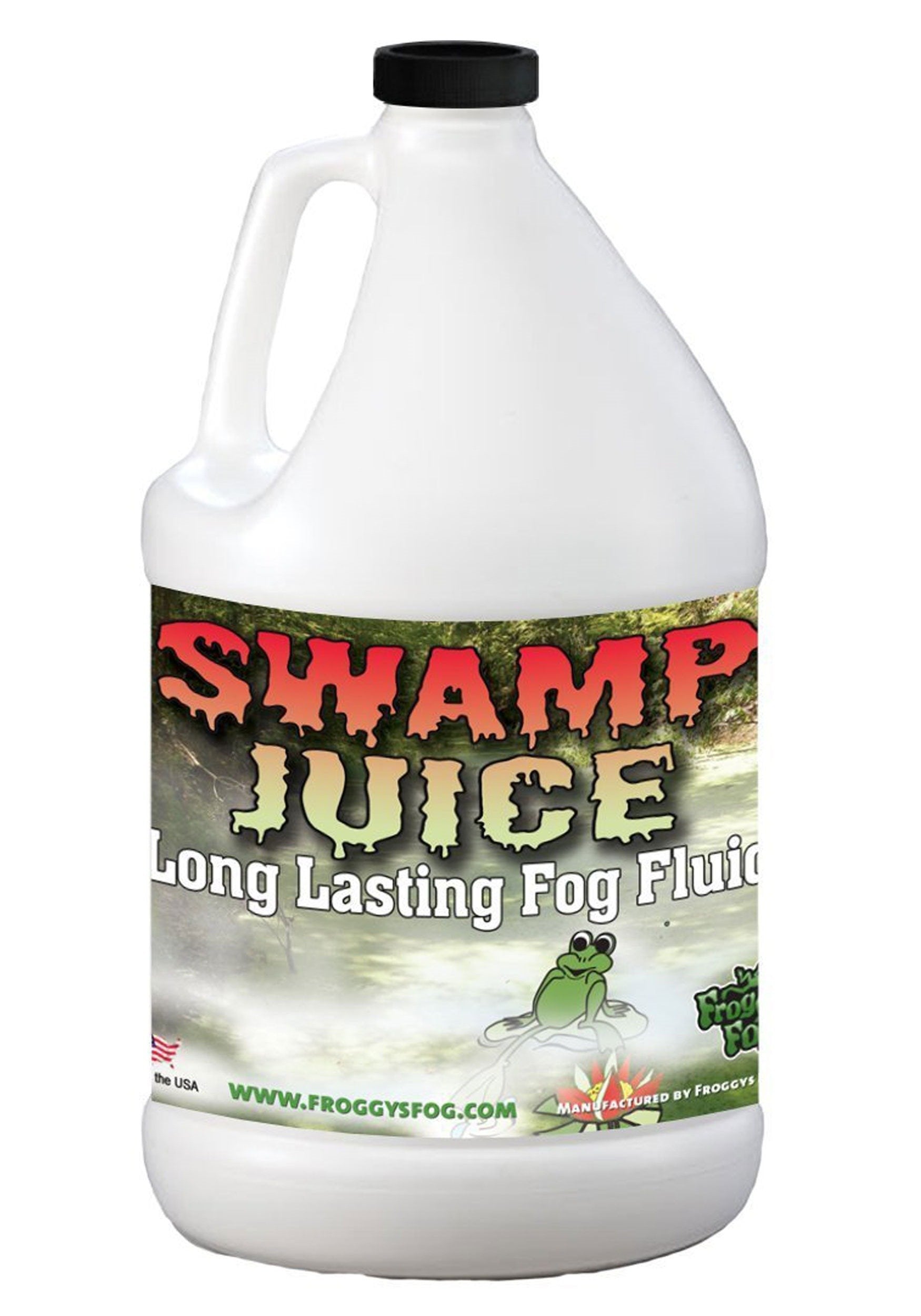 Froggy's Fog Swamp Juice Flasche, extrem langanhaltendes Nebelfluid mit 2-3 Stunden Standzeit für professionelle und private Geisterhäuser, Theatereffekte und DJs, 3,78 Liter