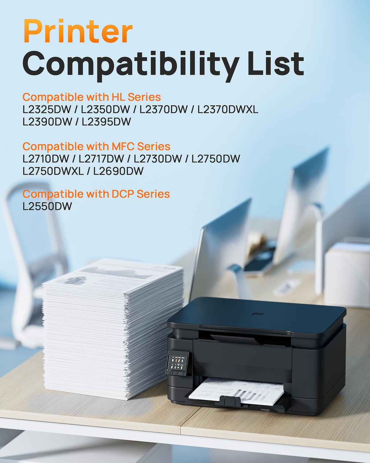 E-Z Ink خراطيش حبر TN760 متوافقة كبديل لأحبار Brother TN-760 TN730 TN-730 للاستخدام مع HL-L2350DW HL-L2395DW HL-L2390DW HL-L2370DW MFC-L2750DW MFC-L2710DW DCP-L2550DW (أسود، 4 عبوات)