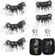 Terminal Pin Removal Tool Kit 82 Pcs Depinning Electrical Connector Pin Extractor Tool Set Wire Terminal Release for Automotive Car Household Devices